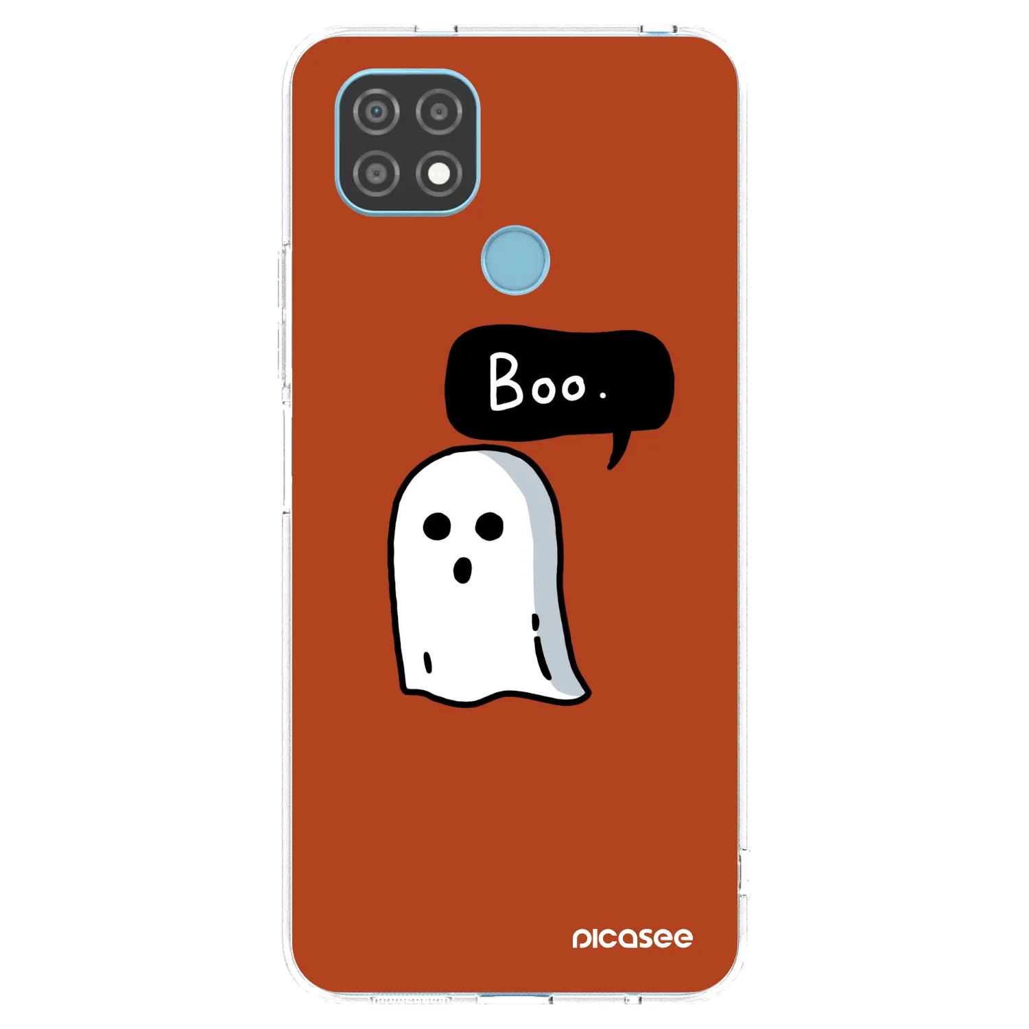 Picasee silikónový prehľadný obal pre Realme C21 - Boo