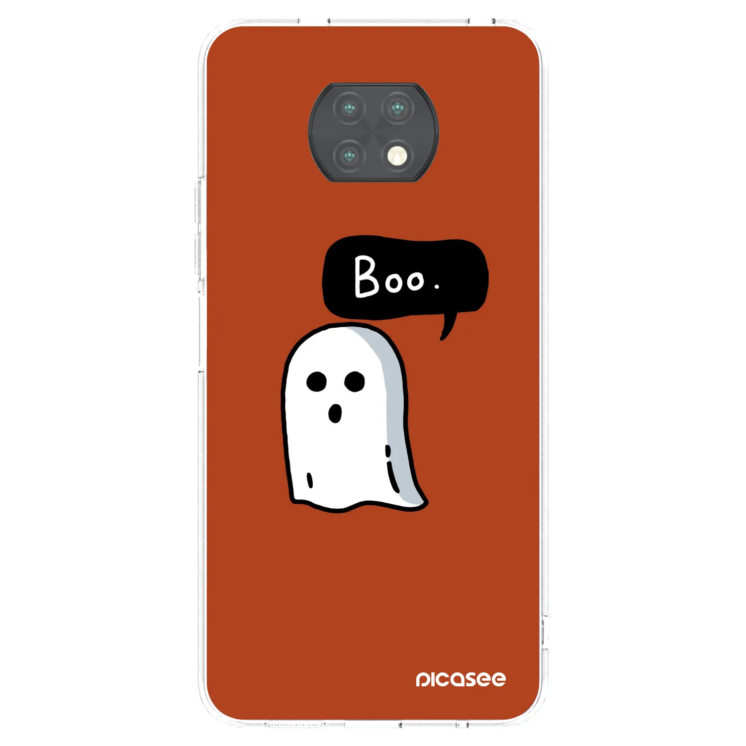 Picasee silikónový prehľadný obal pre Xiaomi Redmi Note 9T - Boo