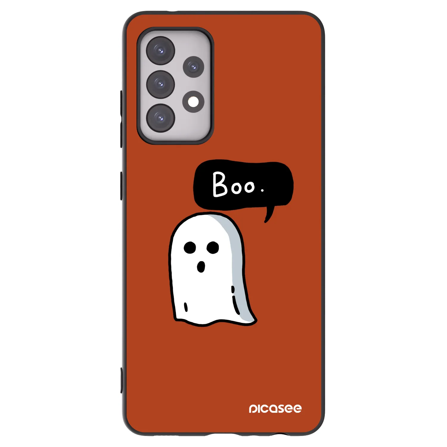 Picasee silikónový čierny obal pre Samsung Galaxy A52s 5G A528B - Boo