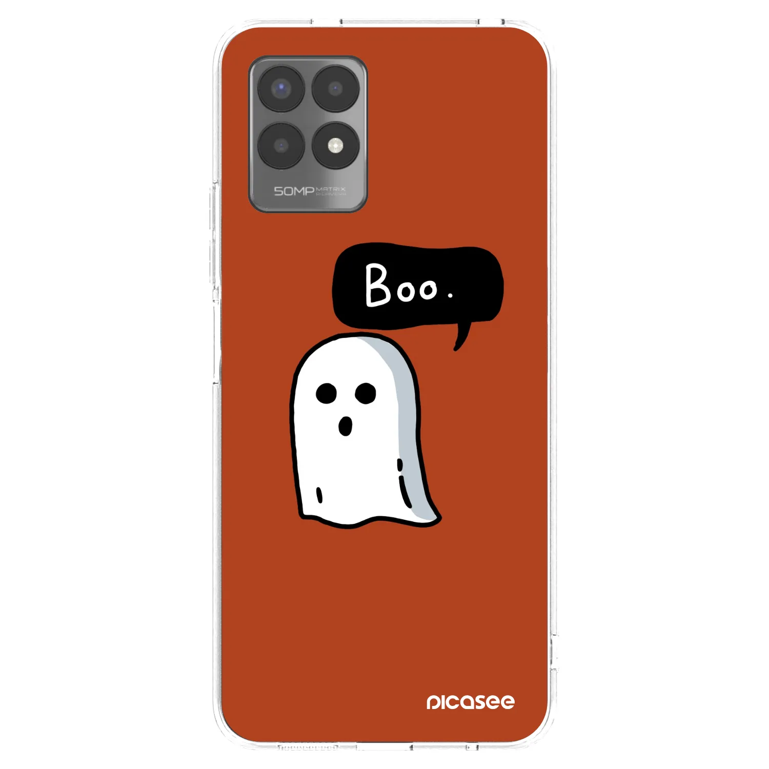 Picasee silikónový prehľadný obal pre Realme 8i - Boo