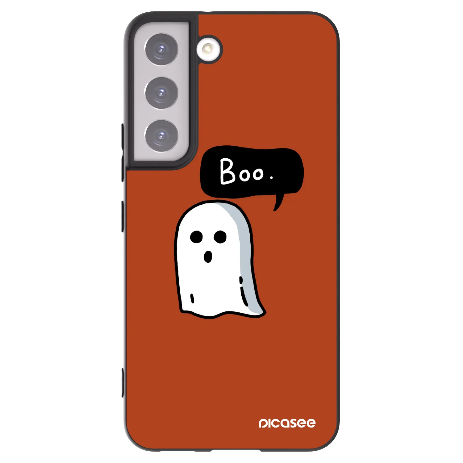Picasee silikónový čierny obal pre Samsung Galaxy S22 5G - Boo