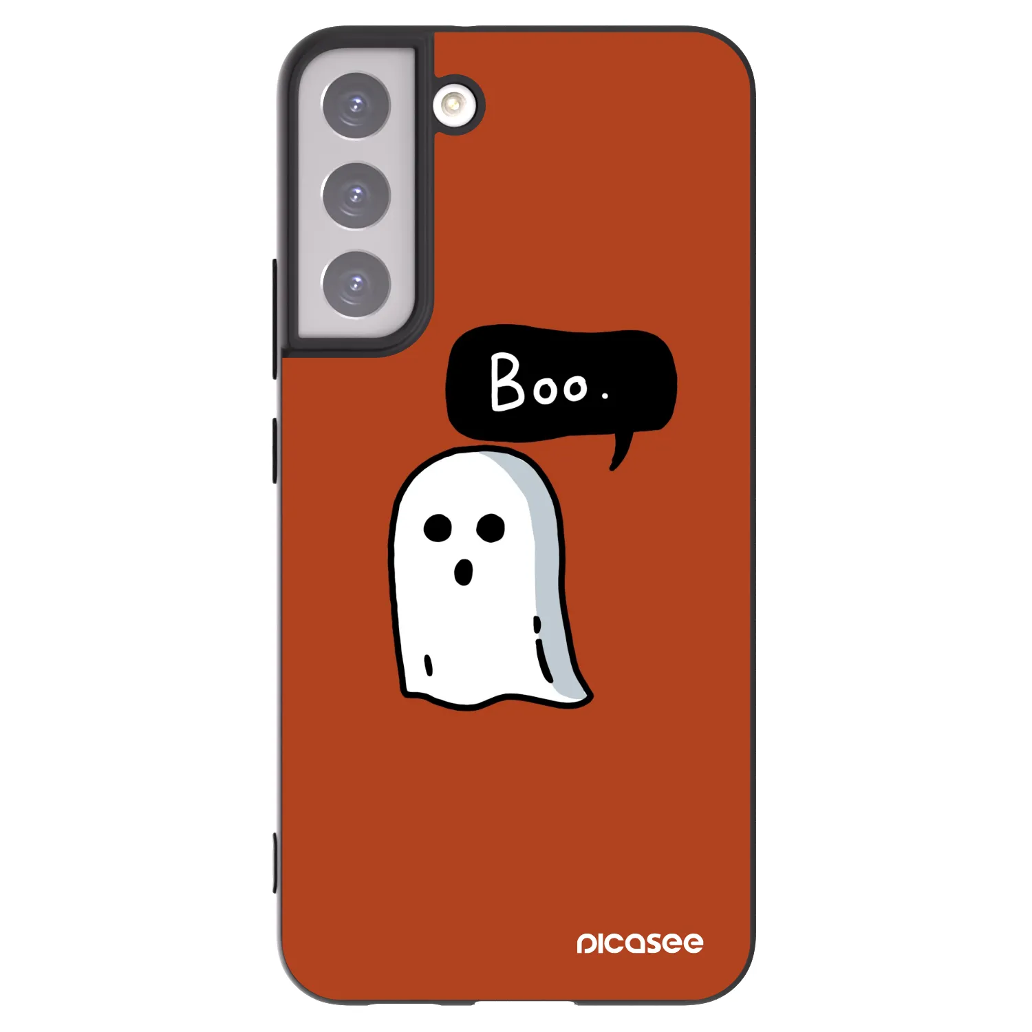 Picasee silikónový čierny obal pre Samsung Galaxy S22+ 5G - Boo