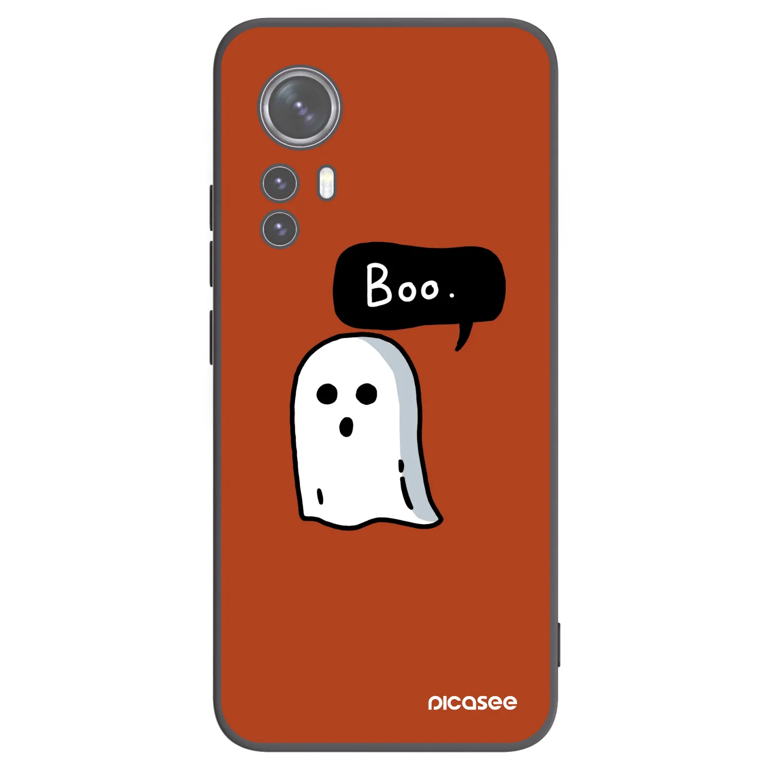 Picasee silikónový čierny obal pre Xiaomi 12 - Boo