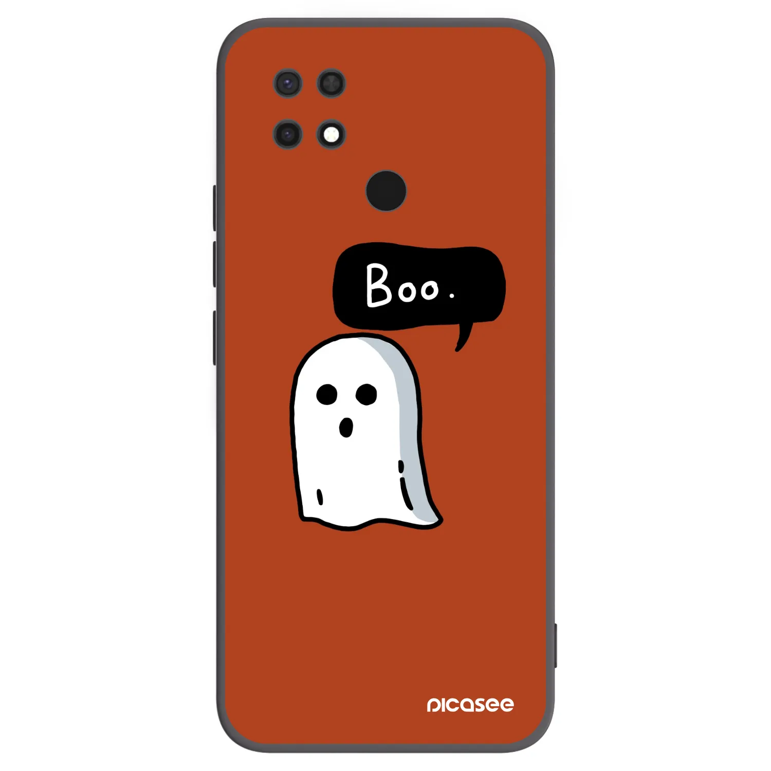 Picasee silikónový čierny obal pre Xiaomi Redmi 10C - Boo