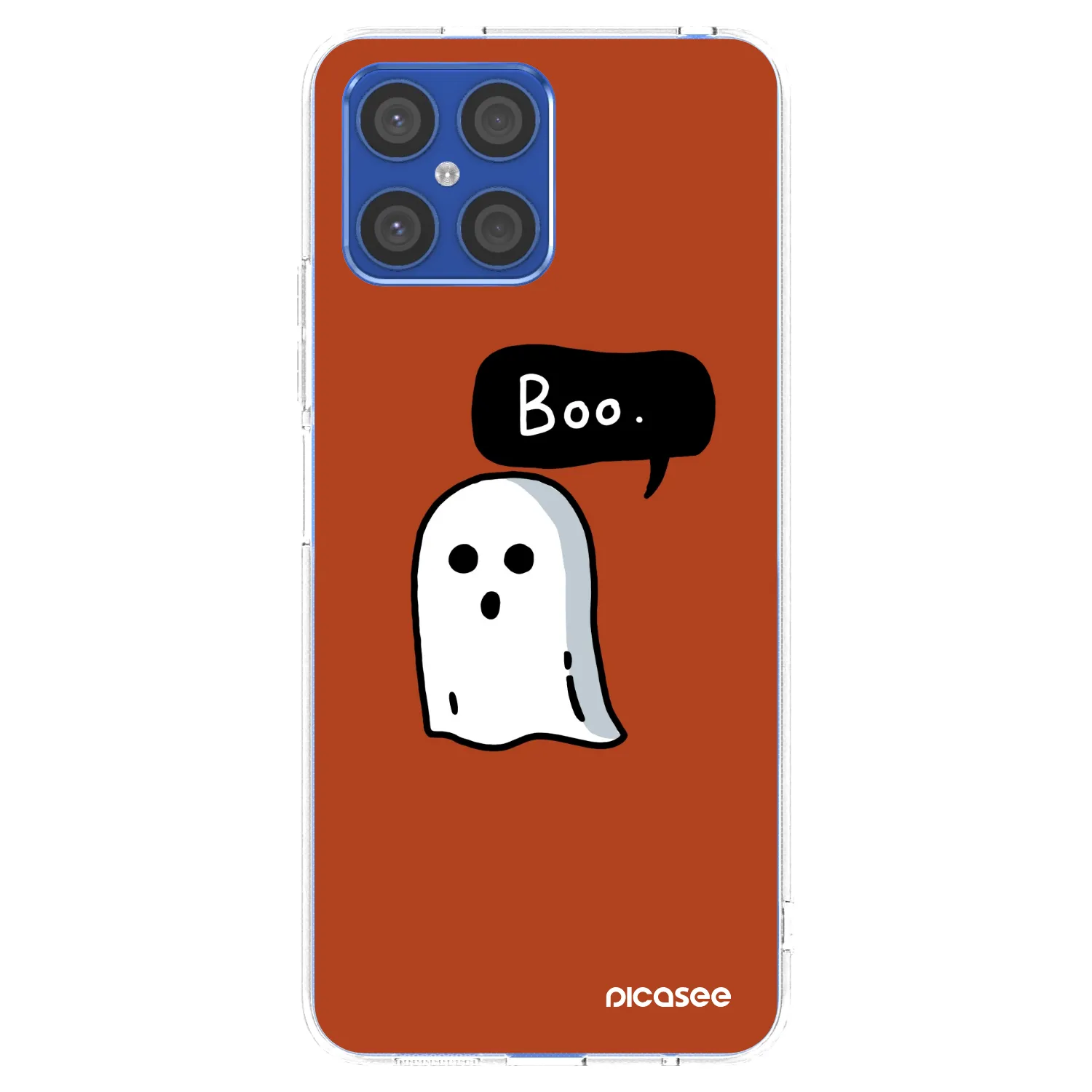 Picasee silikónový prehľadný obal pre Honor X8 4G - Boo