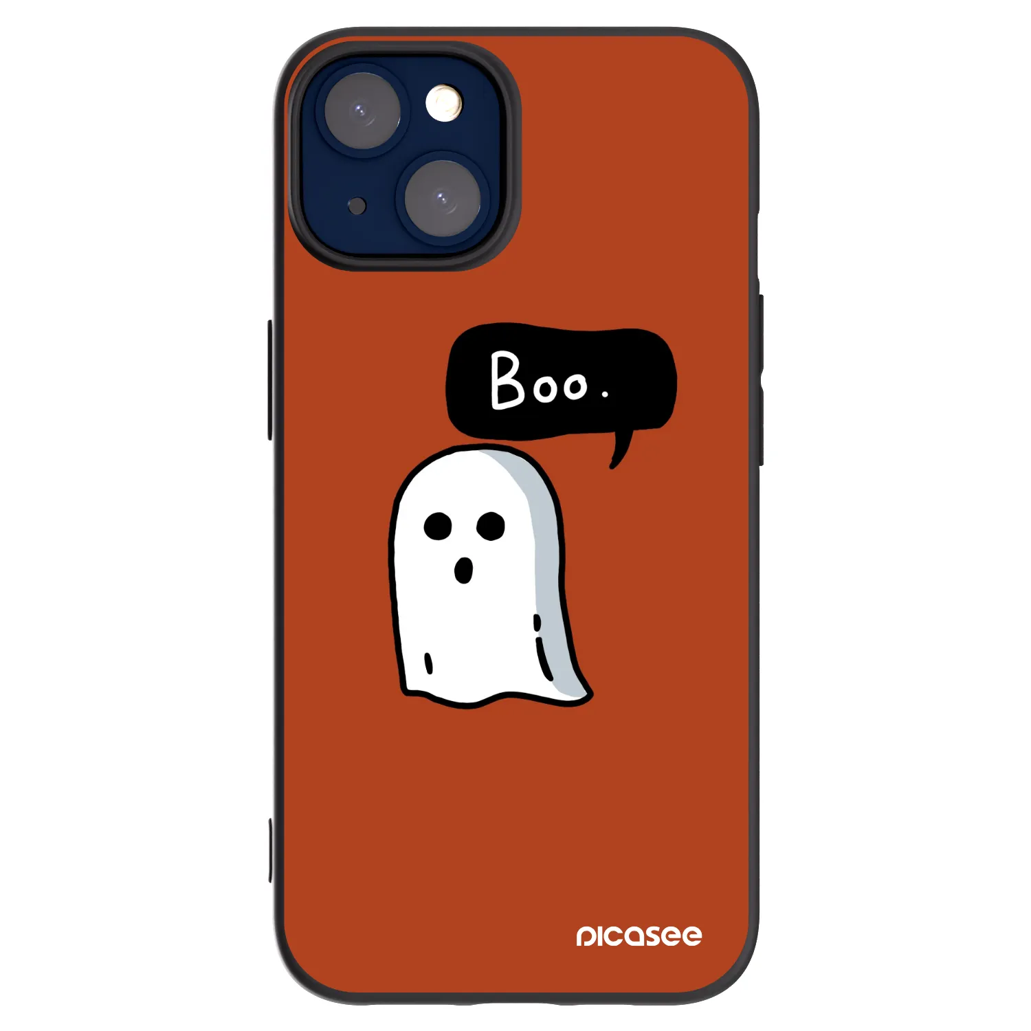 Picasee silikónový čierny obal pre Apple iPhone 14 - Boo