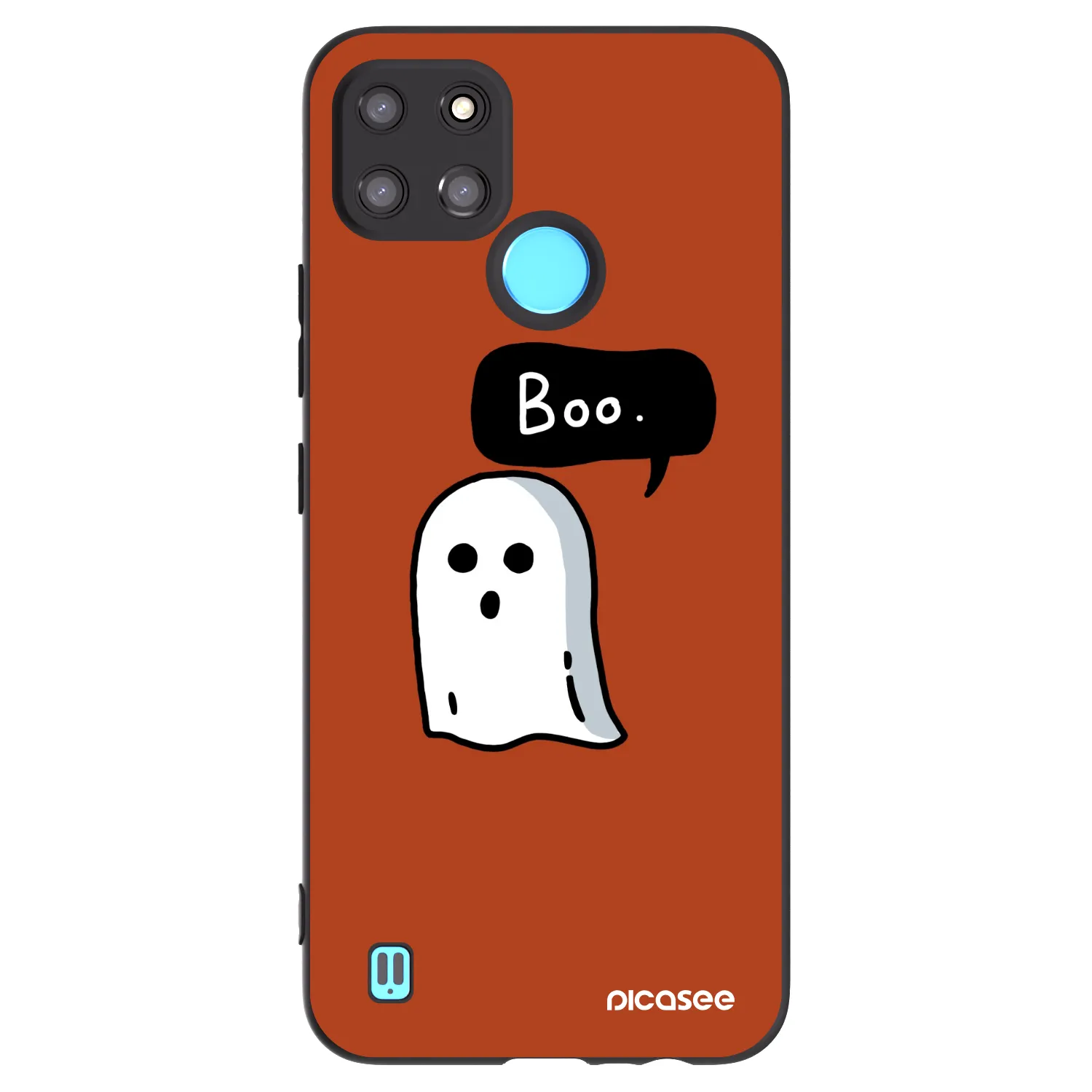 Picasee silikónový čierny obal pre Realme C21Y - Boo