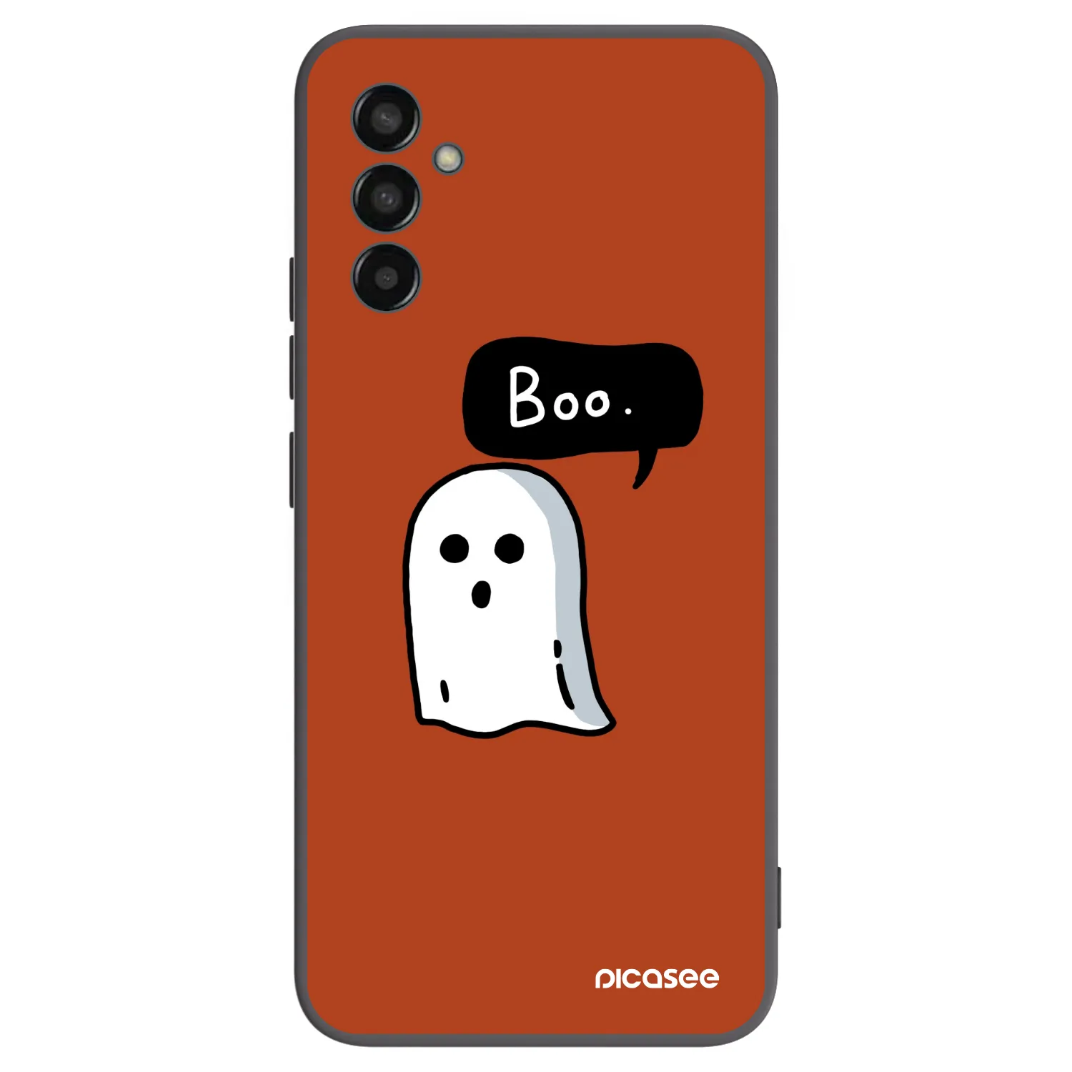 Picasee silikónový čierny obal pre Samsung Galaxy M13 M135F - Boo