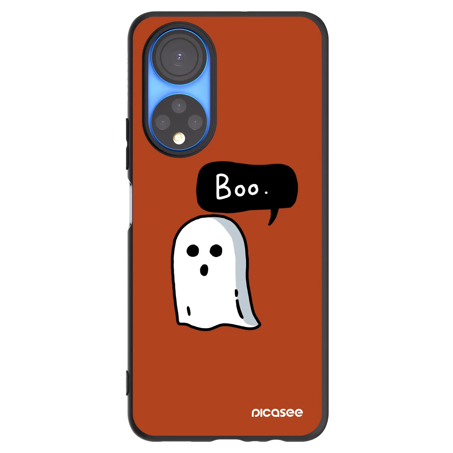 Picasee silikónový čierny obal pre Honor X7 - Boo