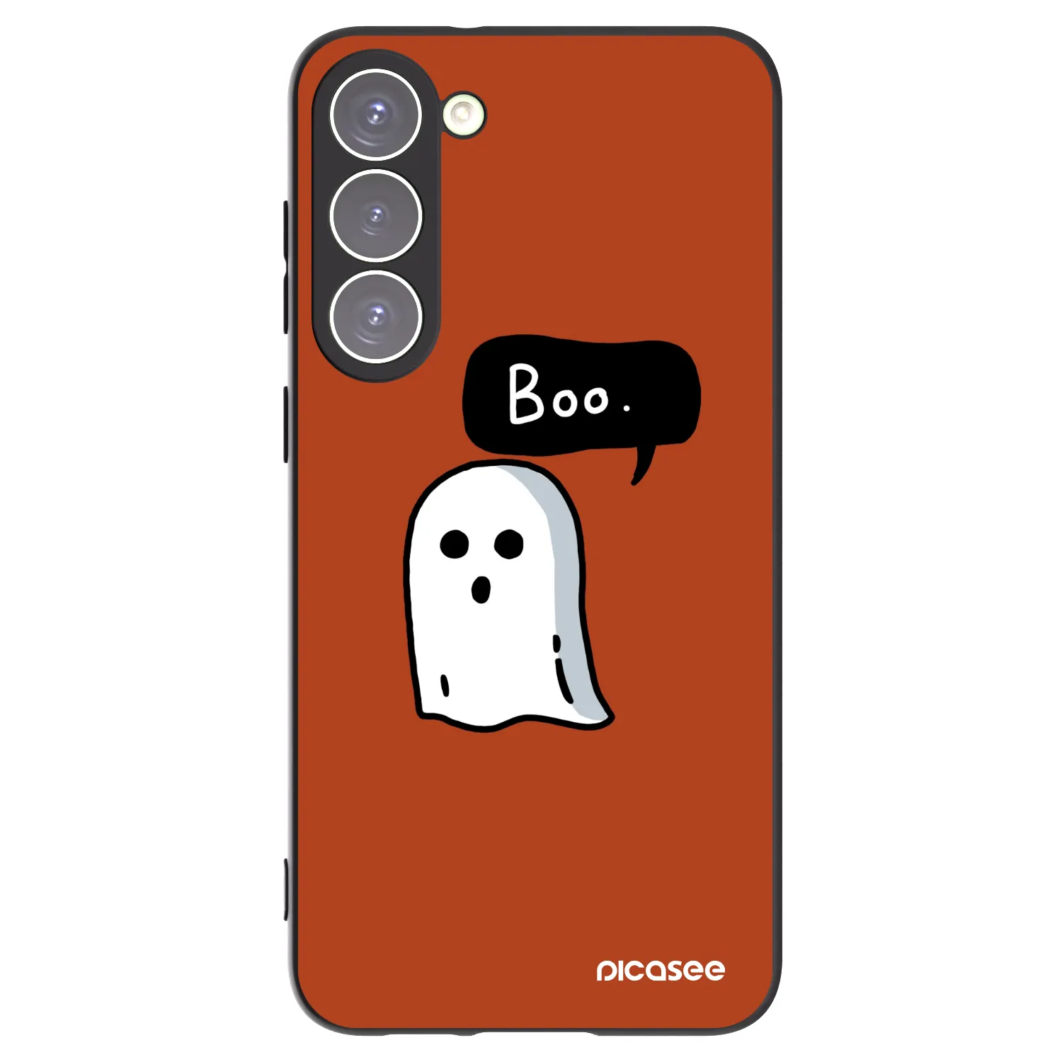 Picasee silikónový čierny obal pre Samsung Galaxy S23+ 5G - Boo