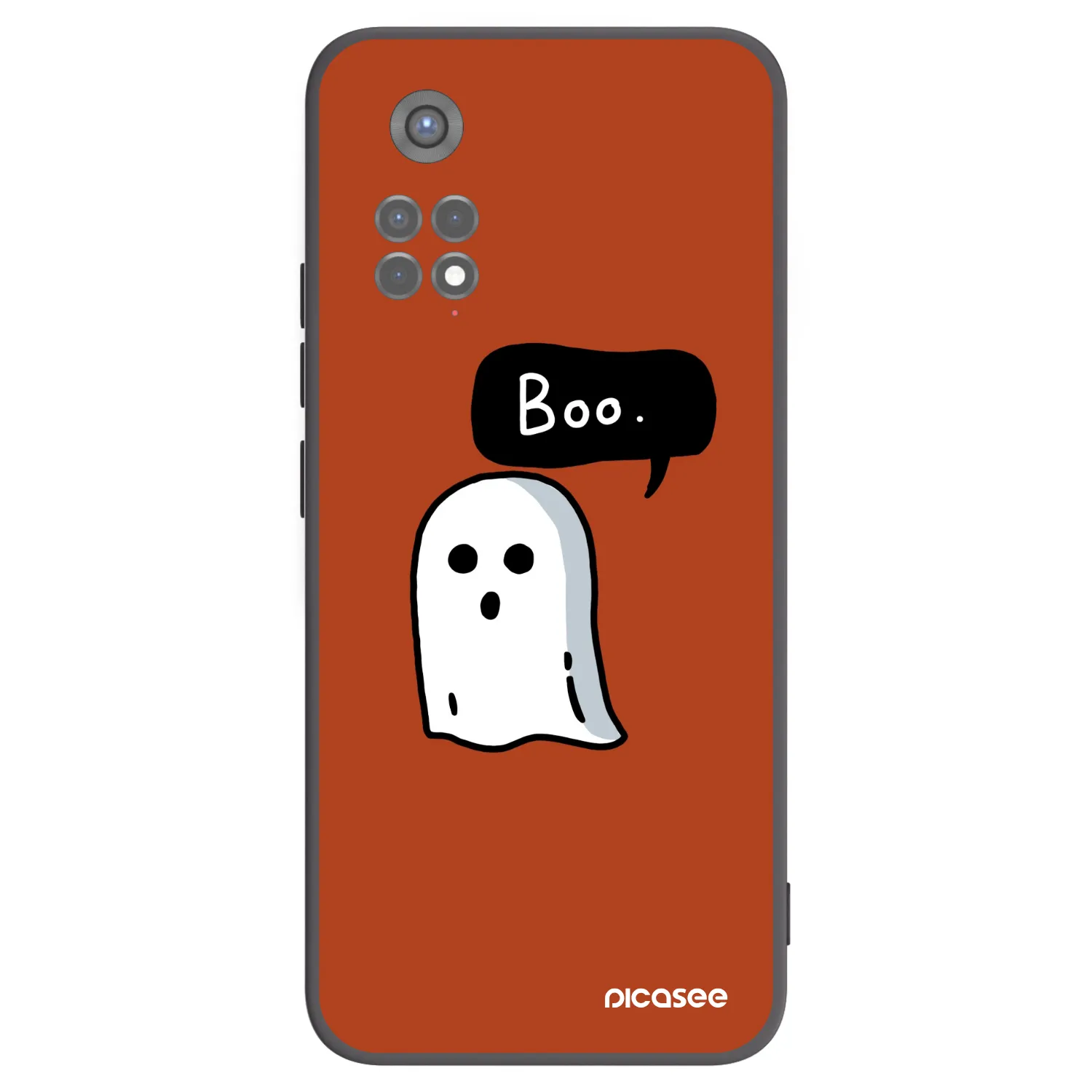 Picasee silikónový čierny obal pre Xiaomi Redmi Note 11S 5G - Boo