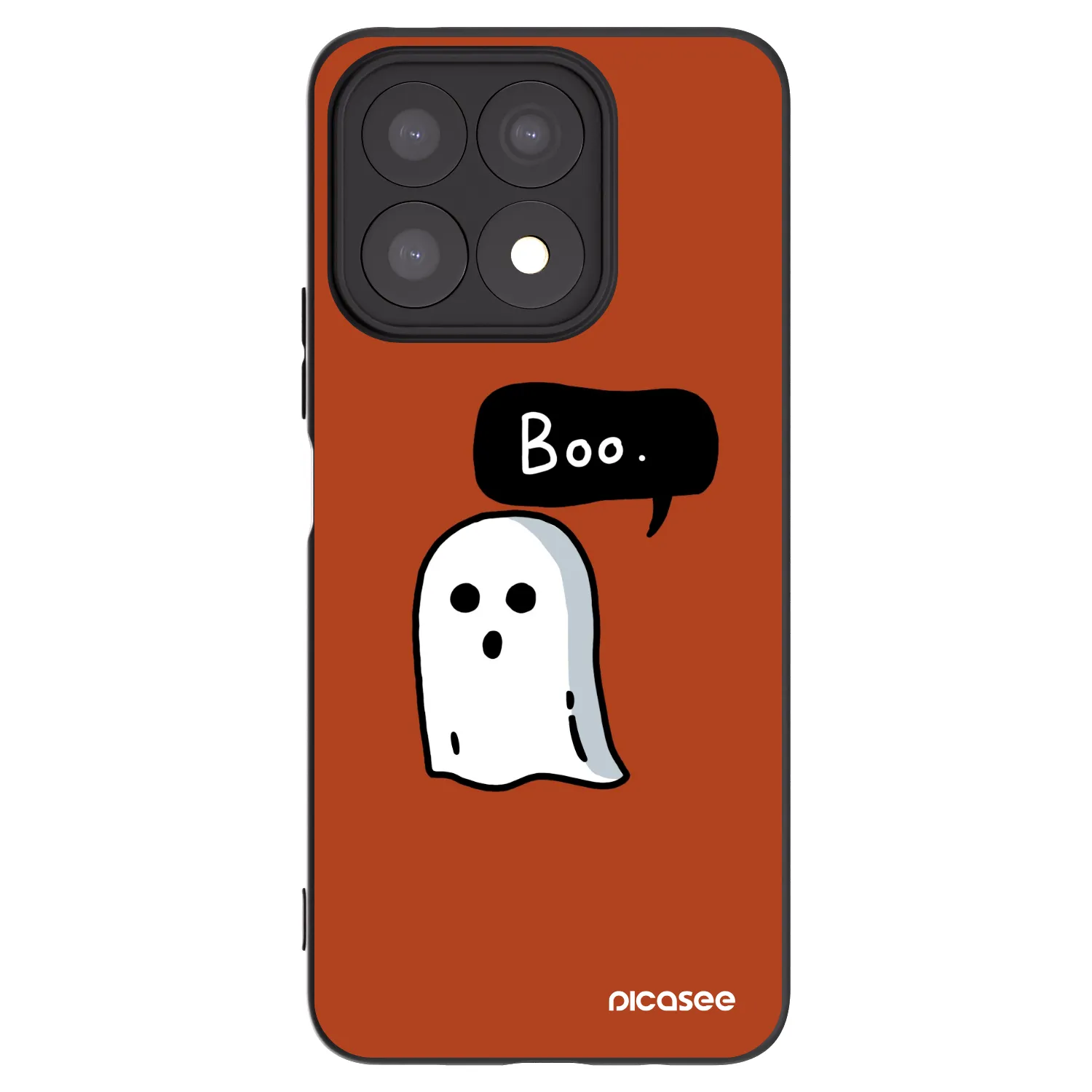 Picasee silikónový čierny obal pre Honor X8a - Boo