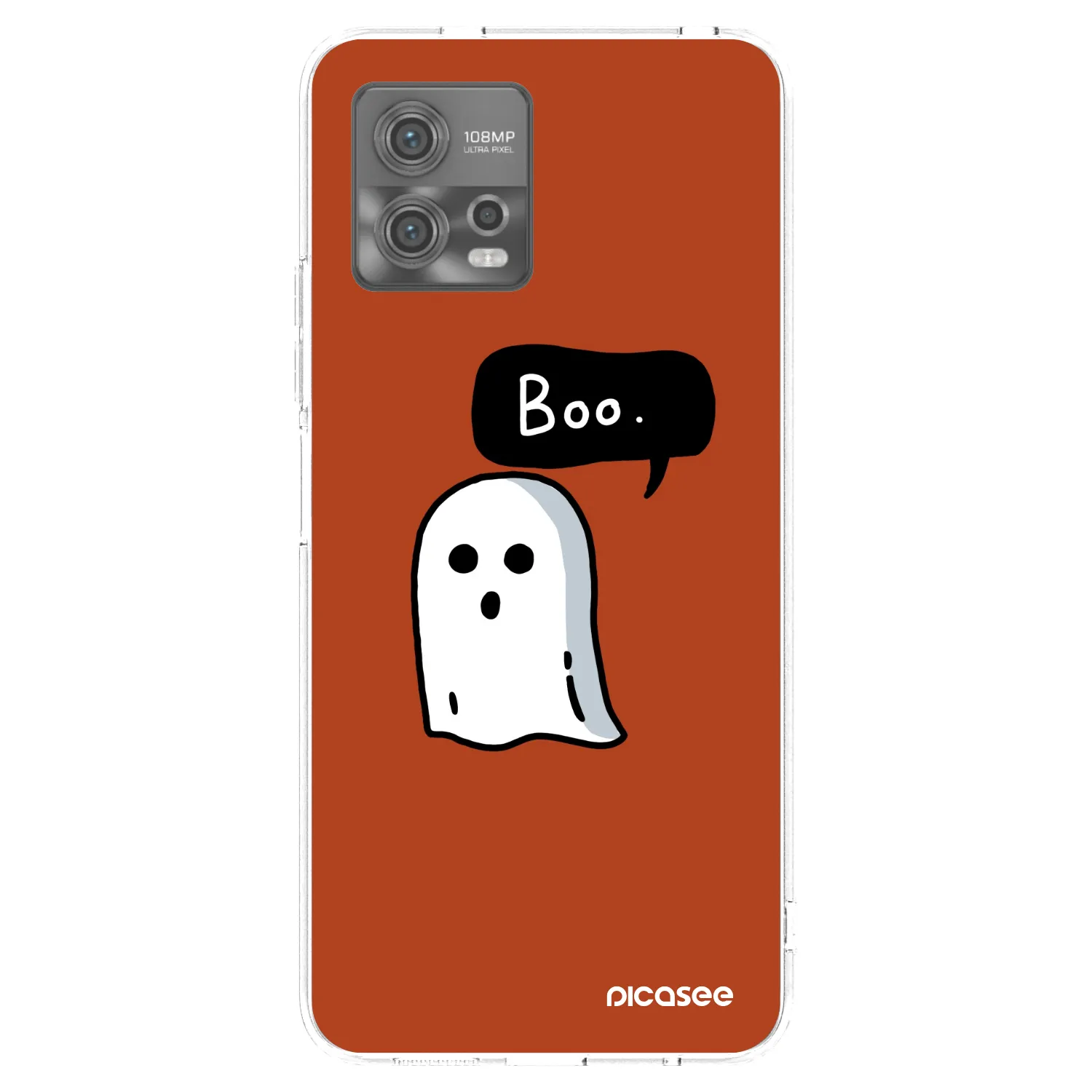 Picasee silikónový prehľadný obal pre Motorola Moto G72 - Boo