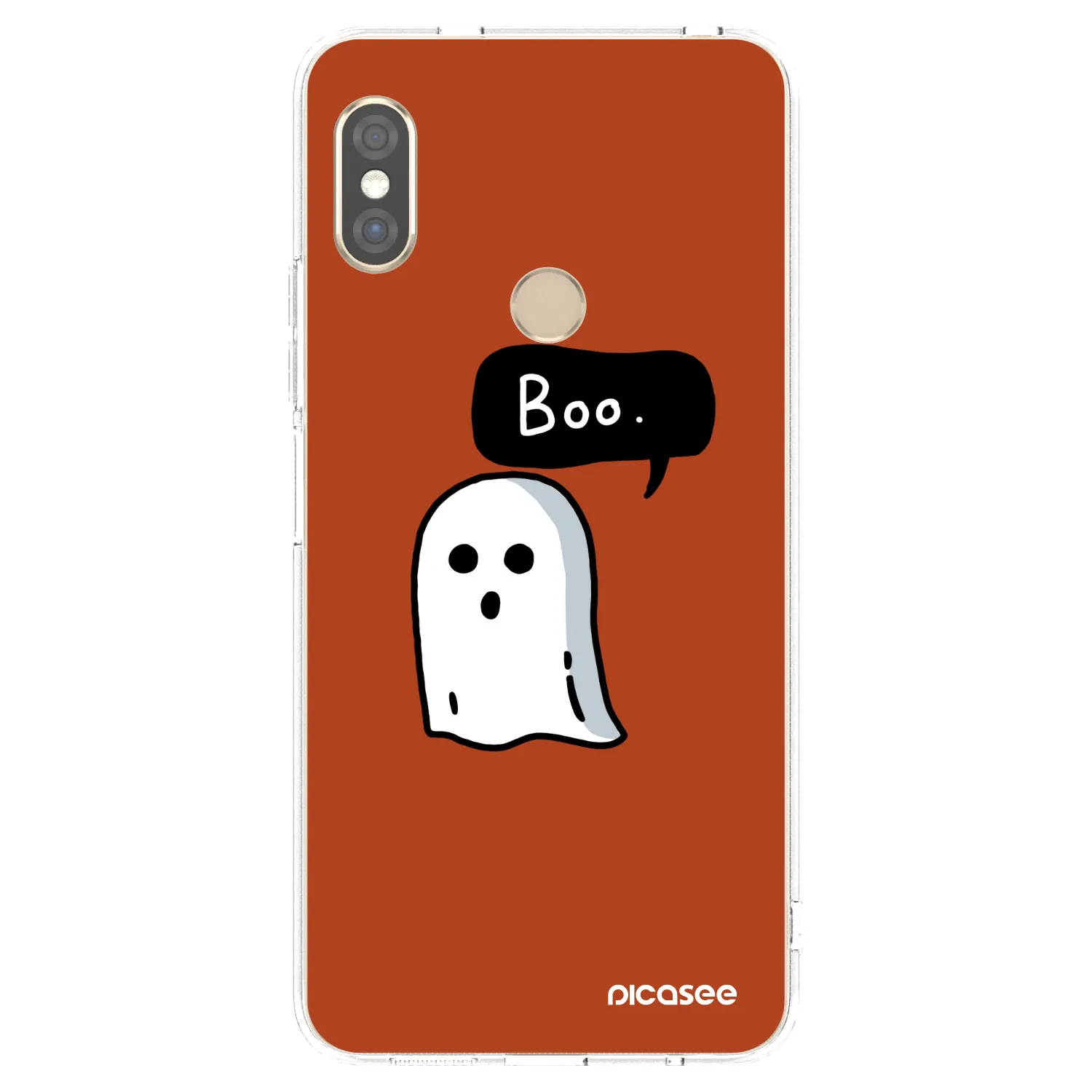Picasee silikónový prehľadný obal pre Xiaomi Redmi Note 5 Global - Boo