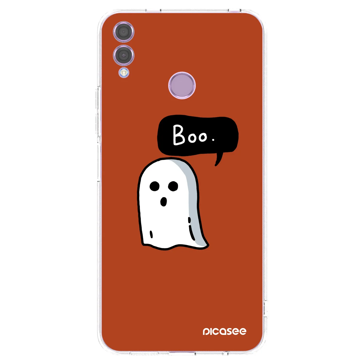 Picasee silikónový prehľadný obal pre Honor 8X - Boo