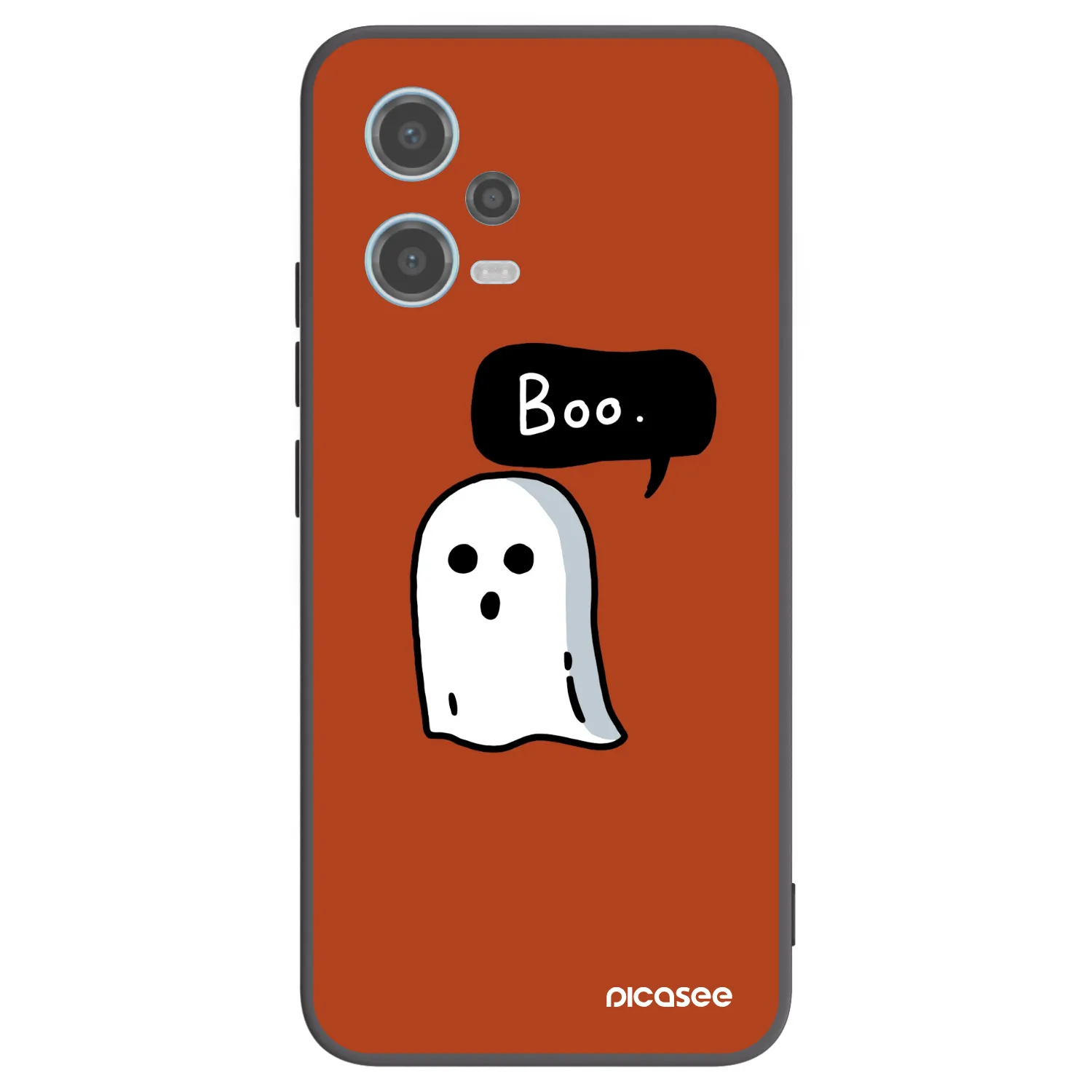 Picasee silikónový čierny obal pre Xiaomi Redmi Note 12 5G - Boo