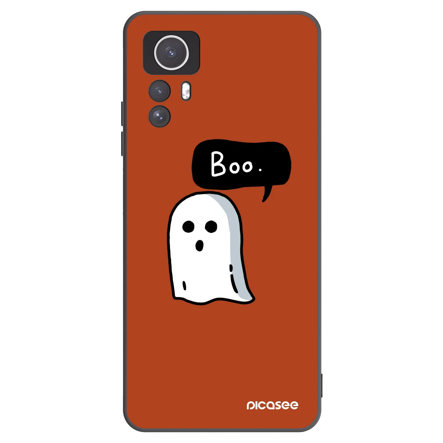 Picasee silikónový čierny obal pre Xiaomi Redmi Note 12S - Boo