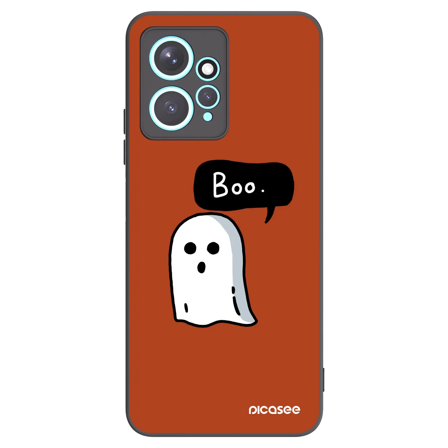 Picasee silikónový čierny obal pre Xiaomi Redmi Note 12 4G - Boo