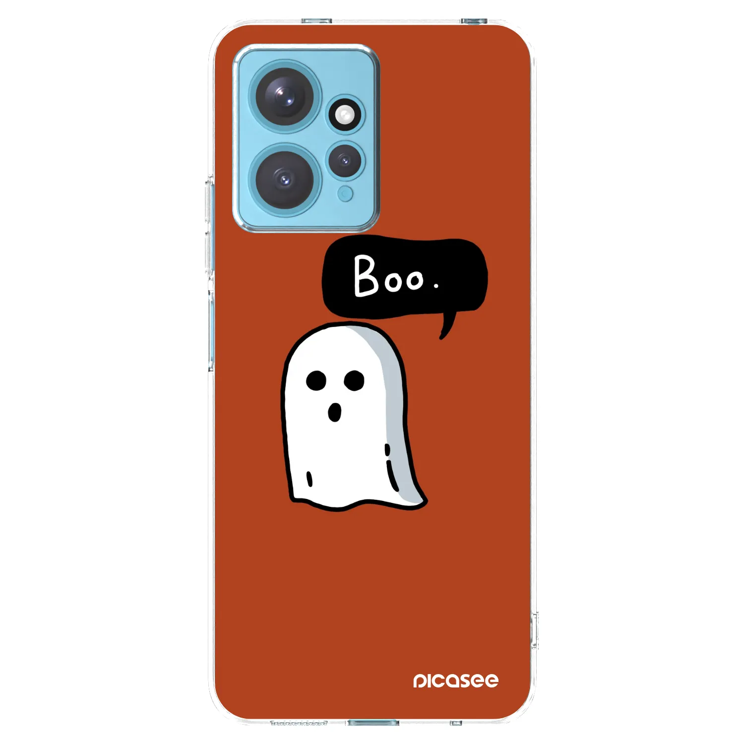 Picasee silikónový prehľadný obal pre Xiaomi Redmi Note 12 4G - Boo