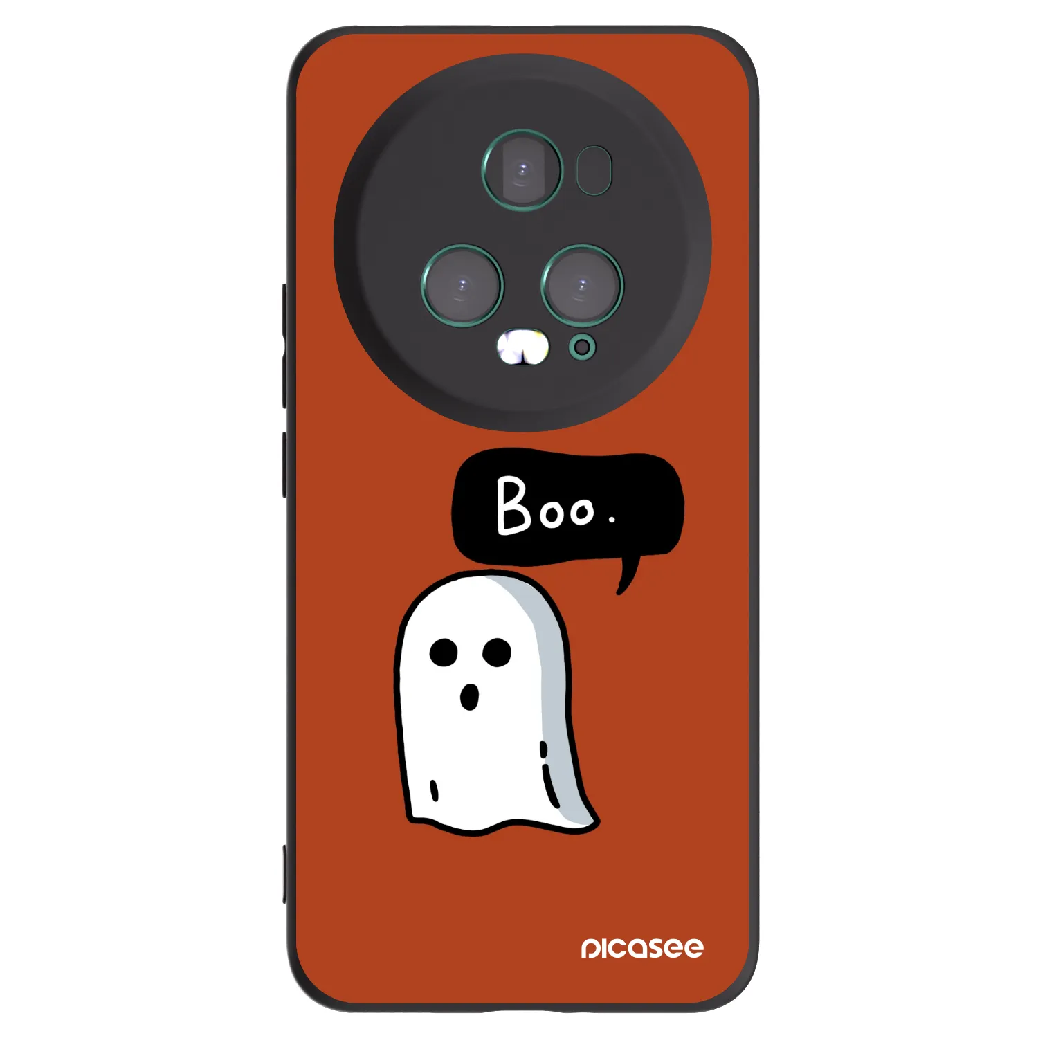 Picasee silikónový čierny obal pre Honor Magic5 Pro - Boo