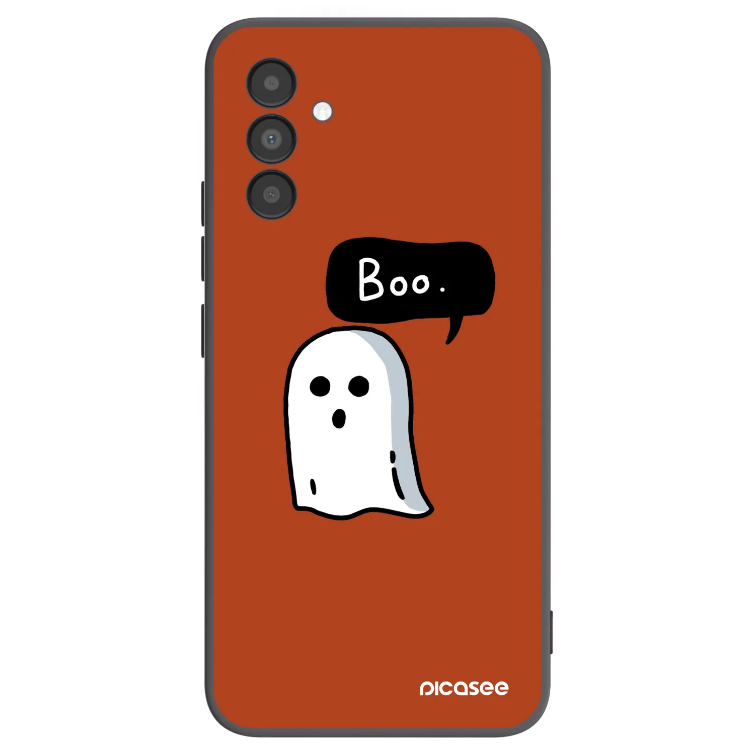 Picasee silikónový čierny obal pre Samsung Galaxy A04s A047F - Boo