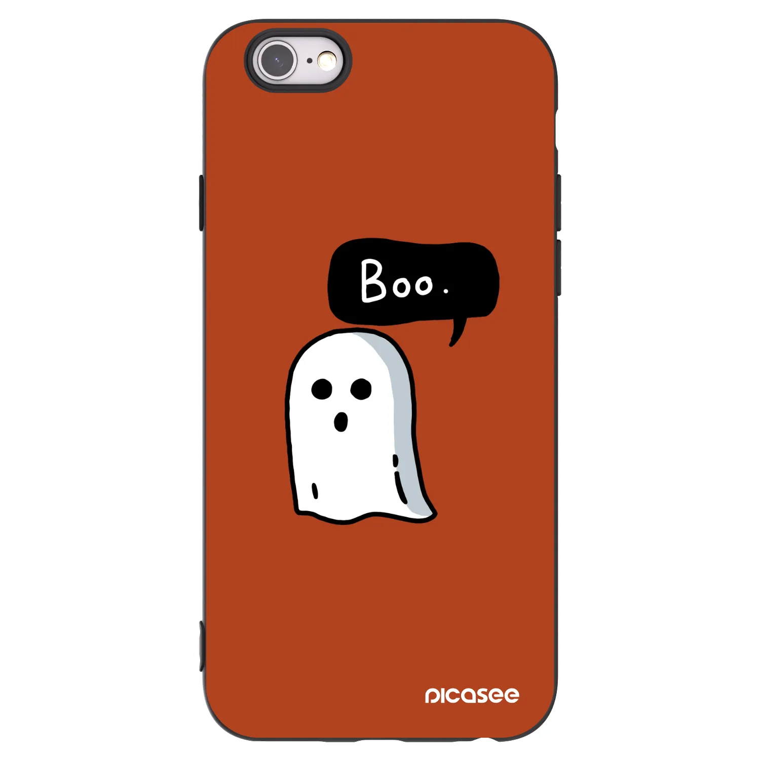 Picasee silikónový čierny obal pre Apple iPhone 6/6S - Boo