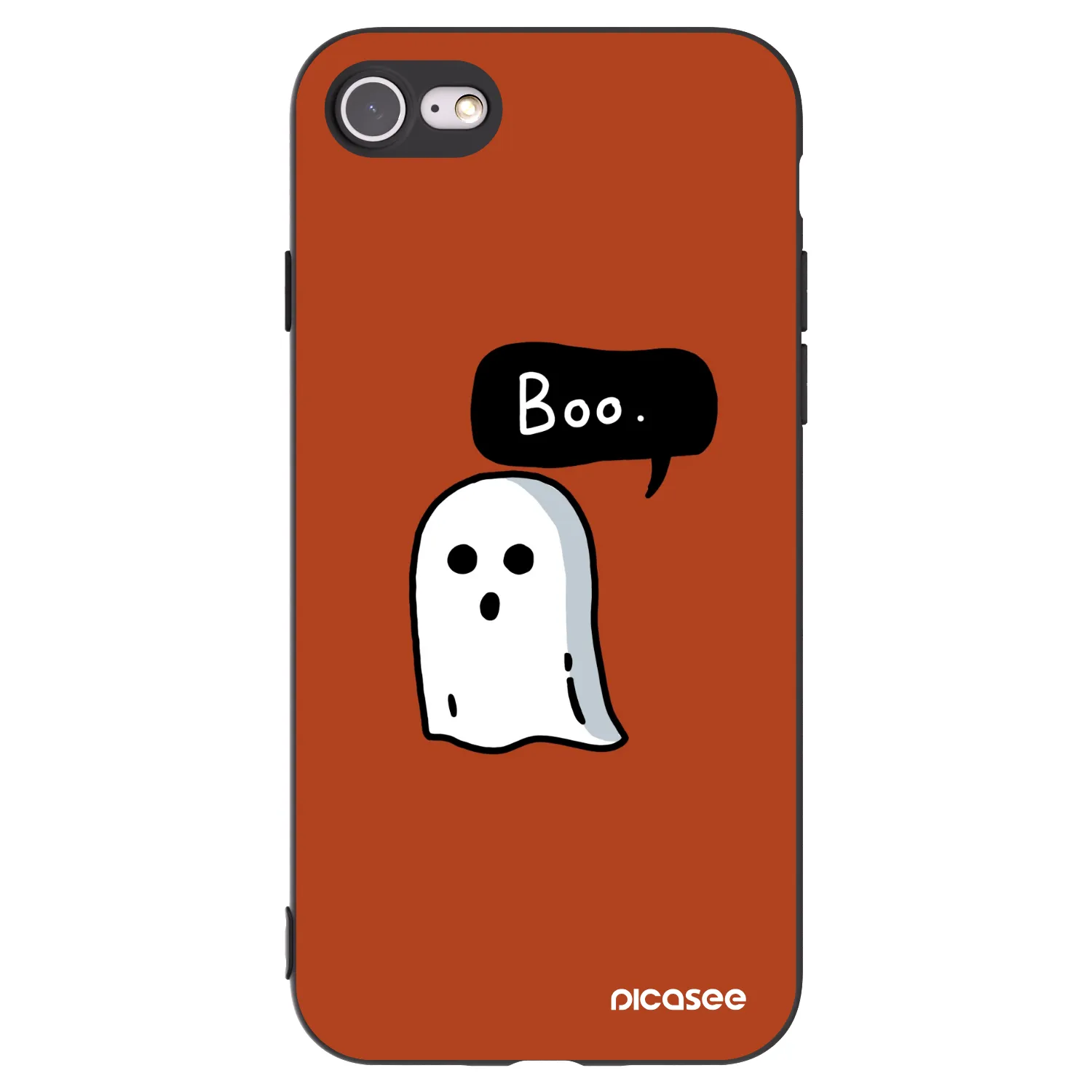 Picasee silikónový čierny obal pre Apple iPhone 7 - Boo
