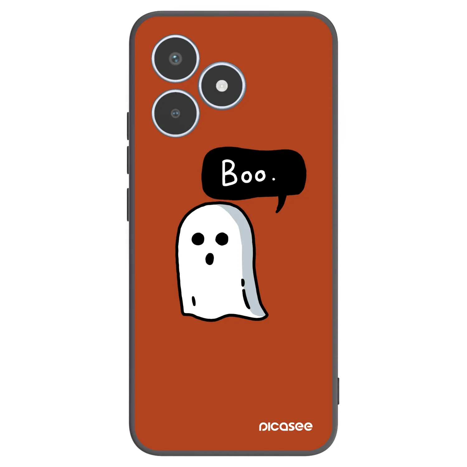 Picasee silikónový čierny obal pre Realme C53 - Boo