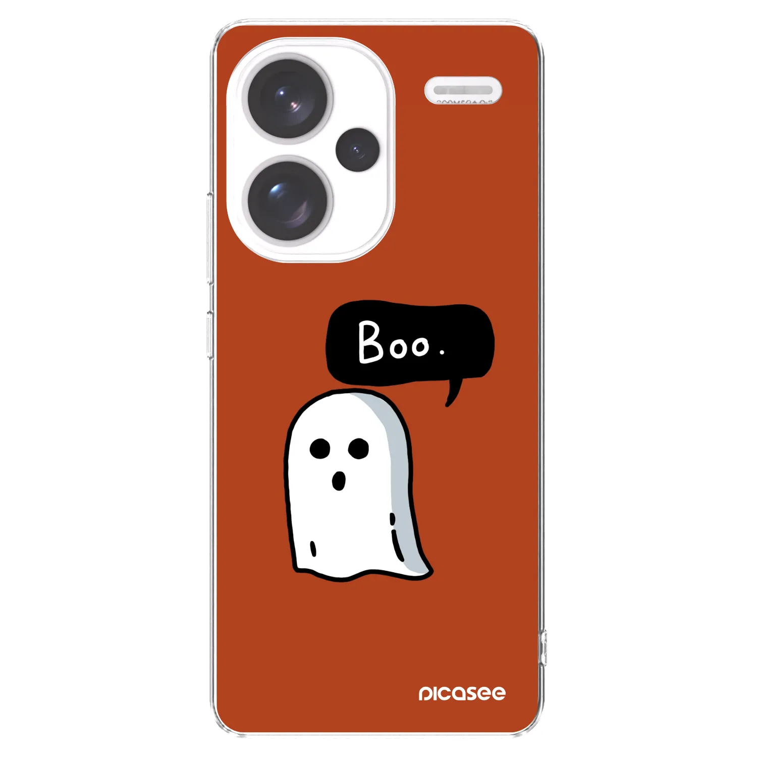 Picasee silikónový prehľadný obal pre Xiaomi Redmi Note 13 Pro+ 5G - Boo