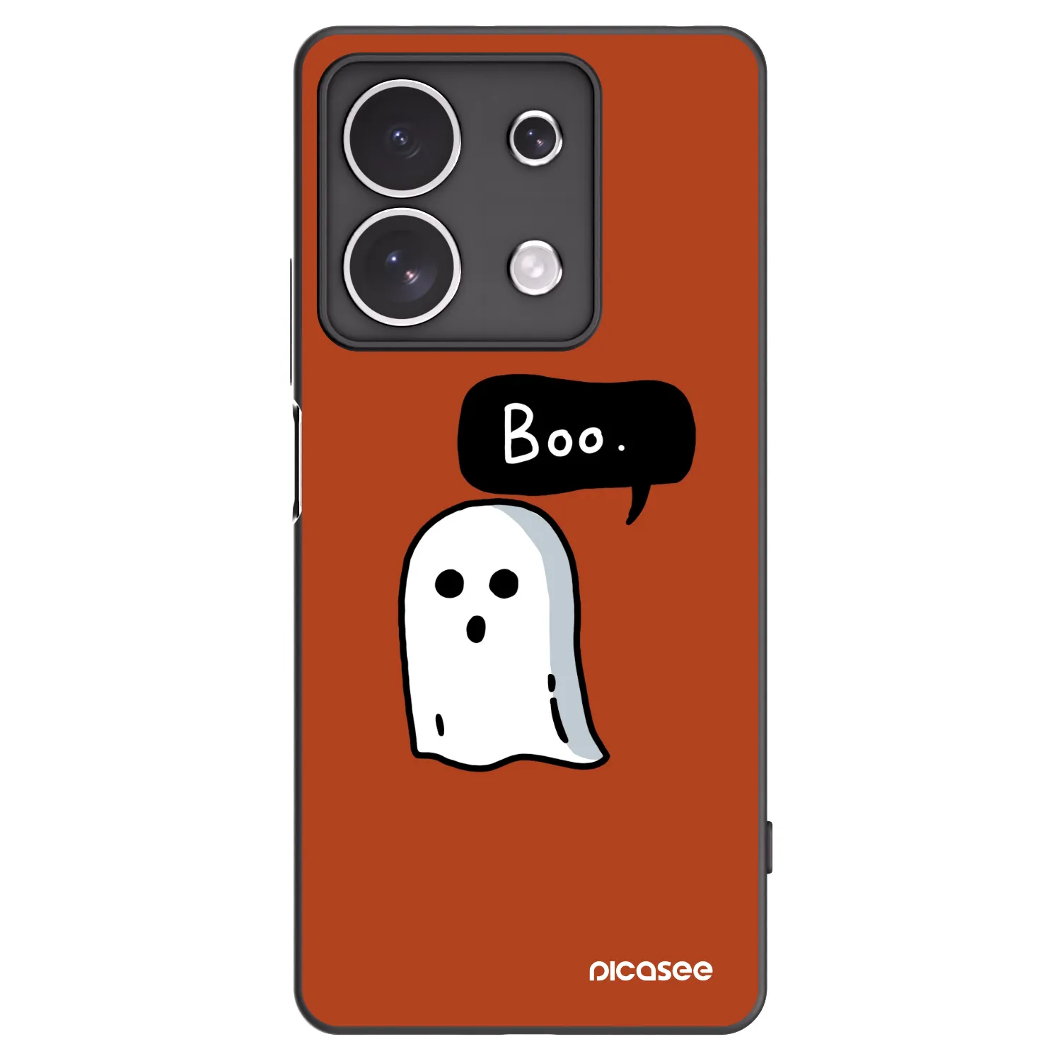 Picasee silikónový čierny obal pre Xiaomi Redmi Note 13 4G - Boo