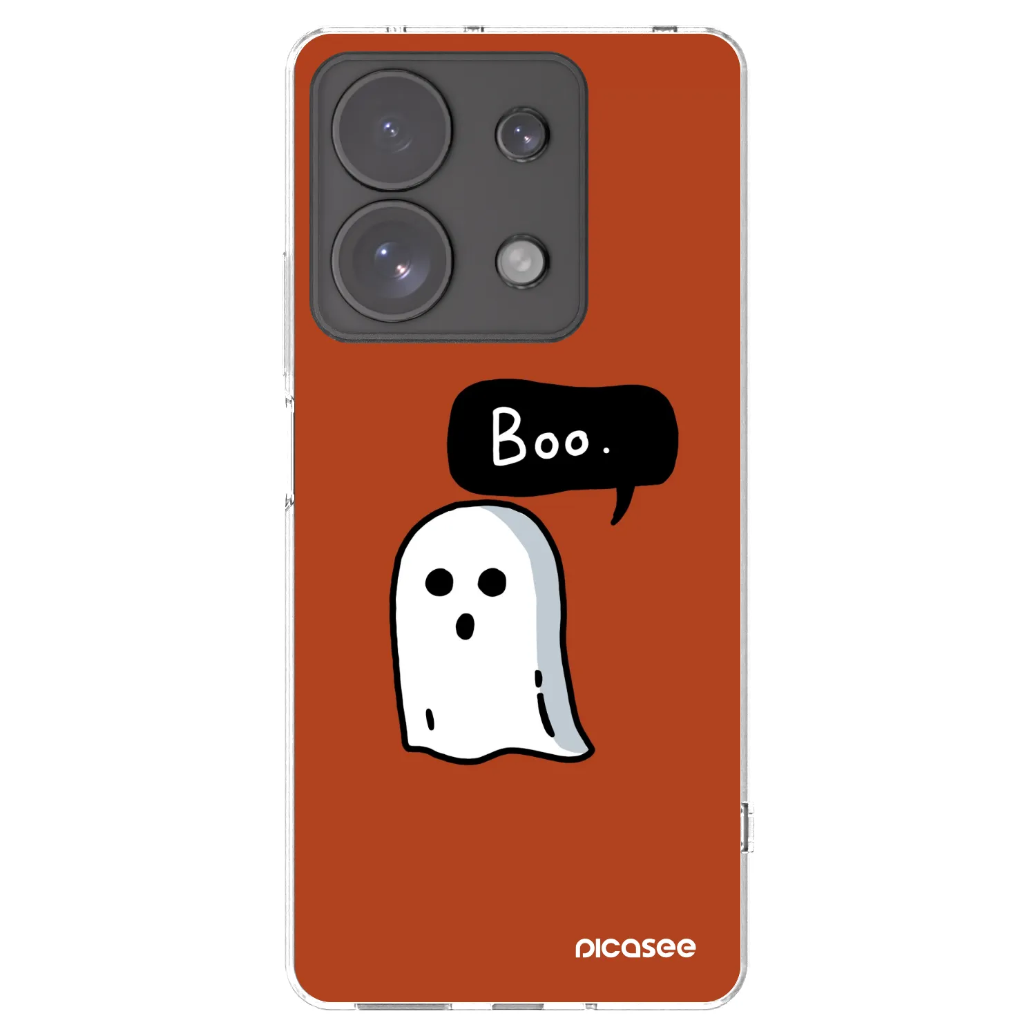 Picasee silikónový prehľadný obal pre Xiaomi Redmi Note 13 Pro 4G - Boo