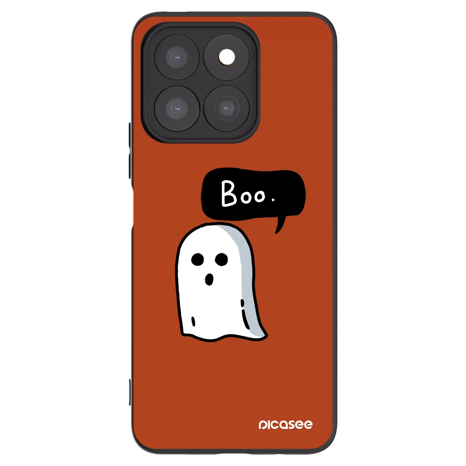Picasee silikónový čierny obal pre Honor X8b - Boo