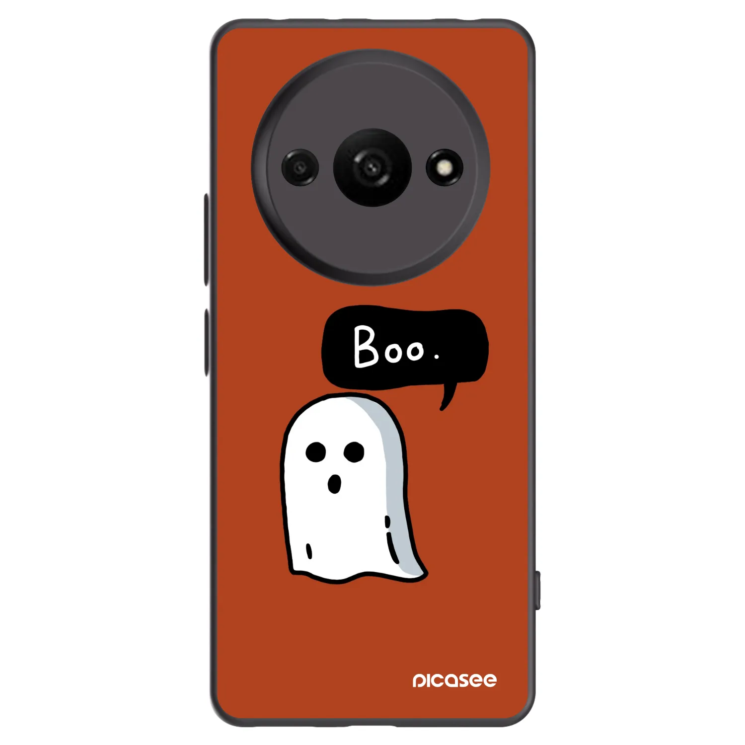 Picasee silikónový čierny obal pre Xiaomi Redmi A3 - Boo