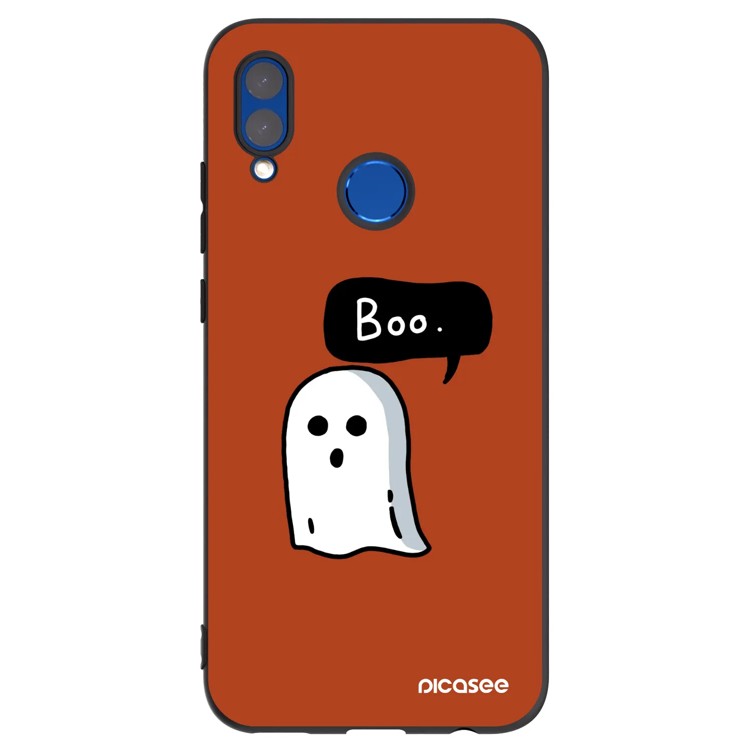 Picasee silikónový čierny obal pre Huawei P Smart 2019 - Boo