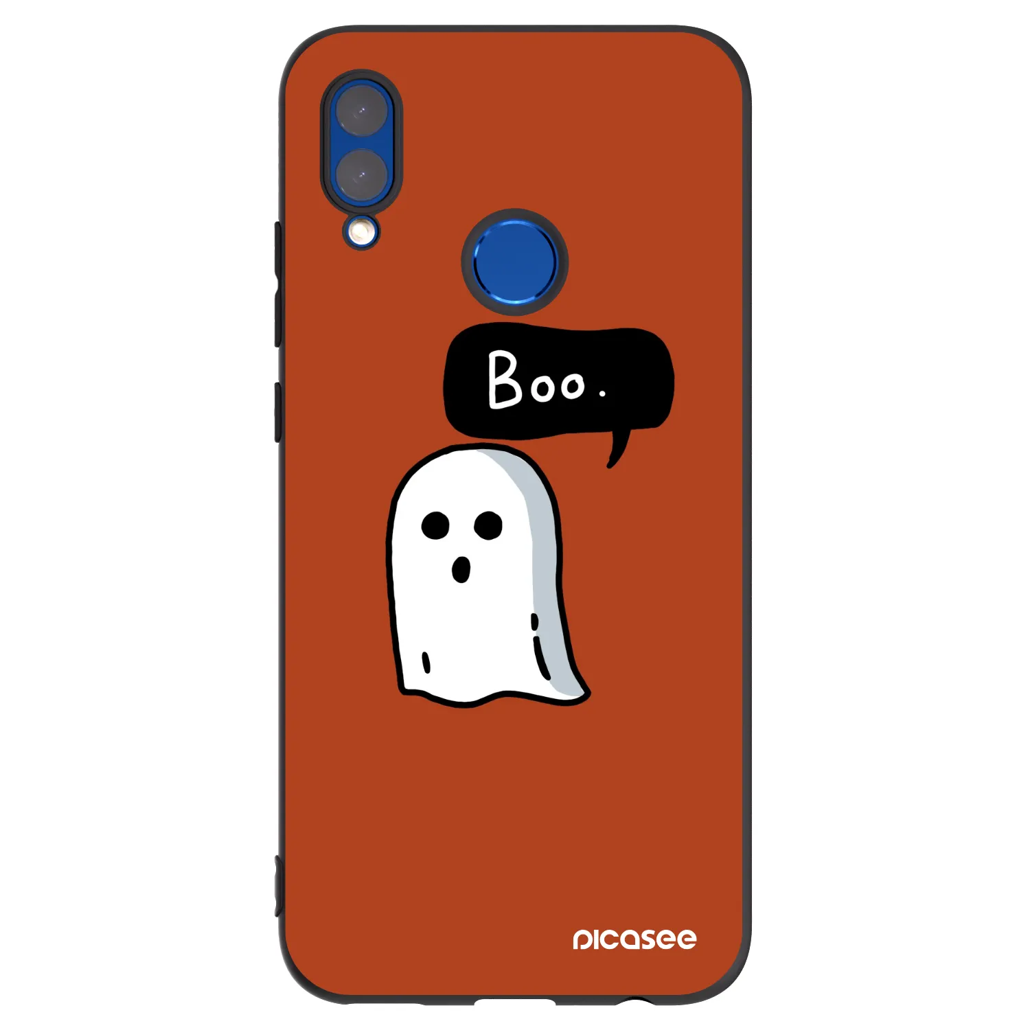 Picasee silikónový čierny obal pre Honor 10 Lite - Boo
