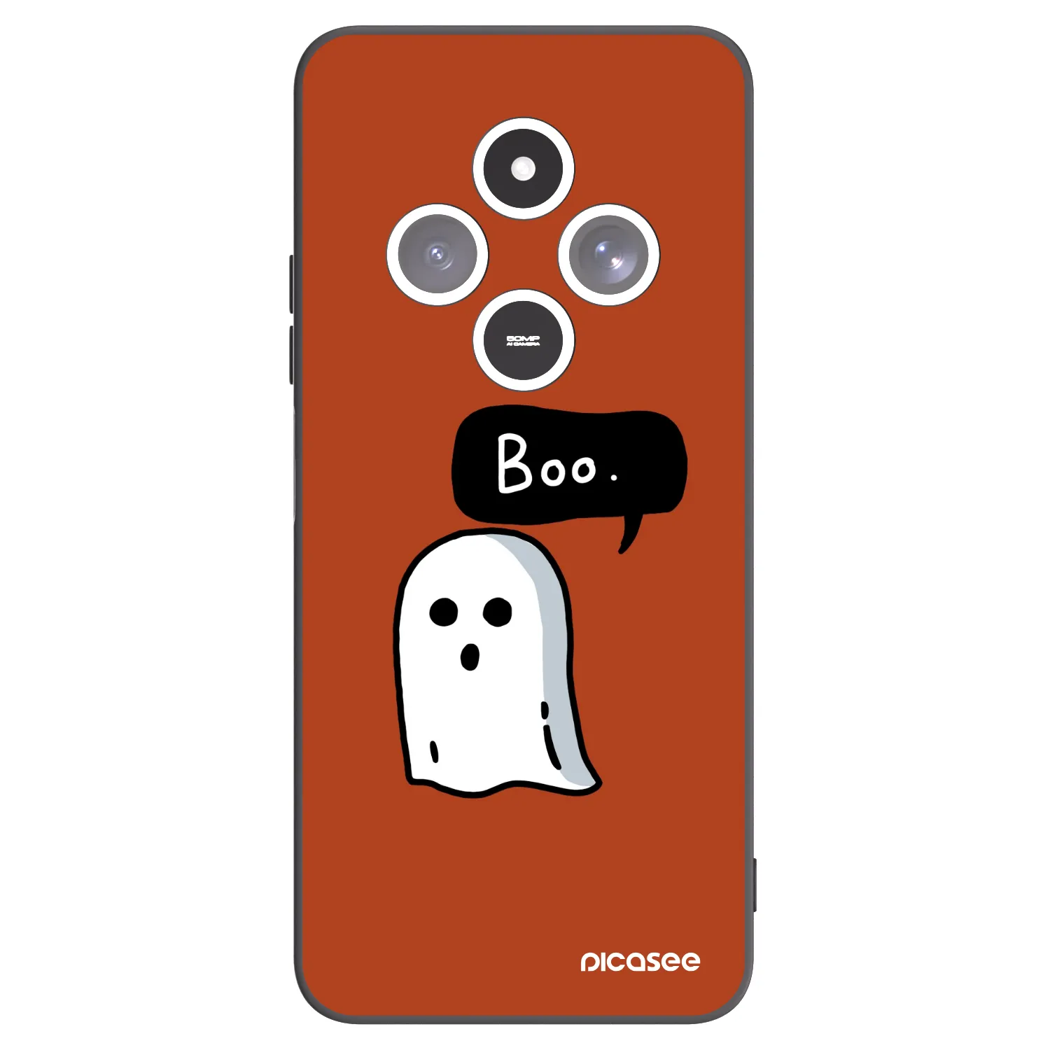 Picasee silikónový čierny obal pre Xiaomi Redmi 14C - Boo