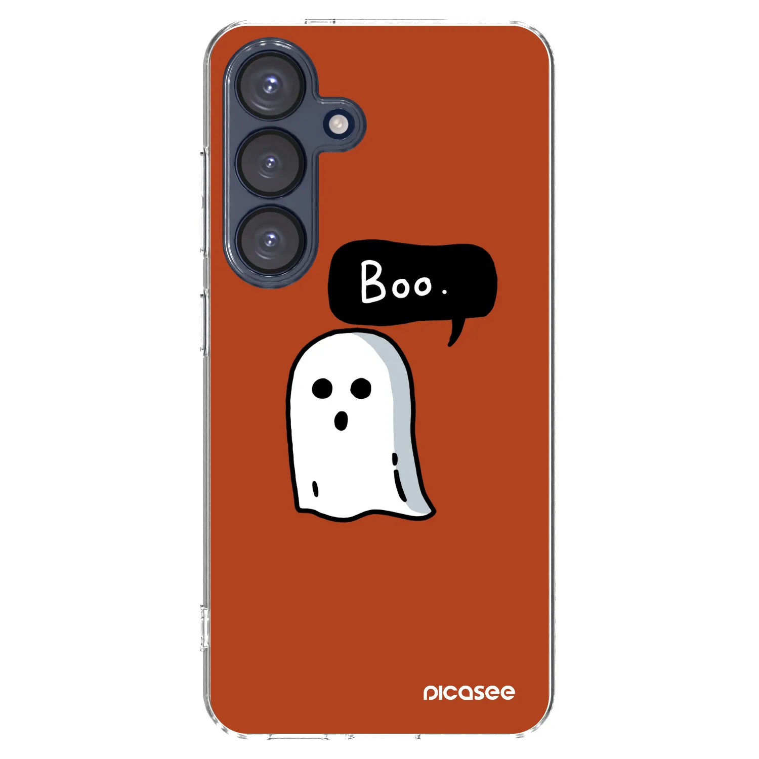 Picasee silikónový prehľadný obal pre Samsung Galaxy S25 5G - Boo