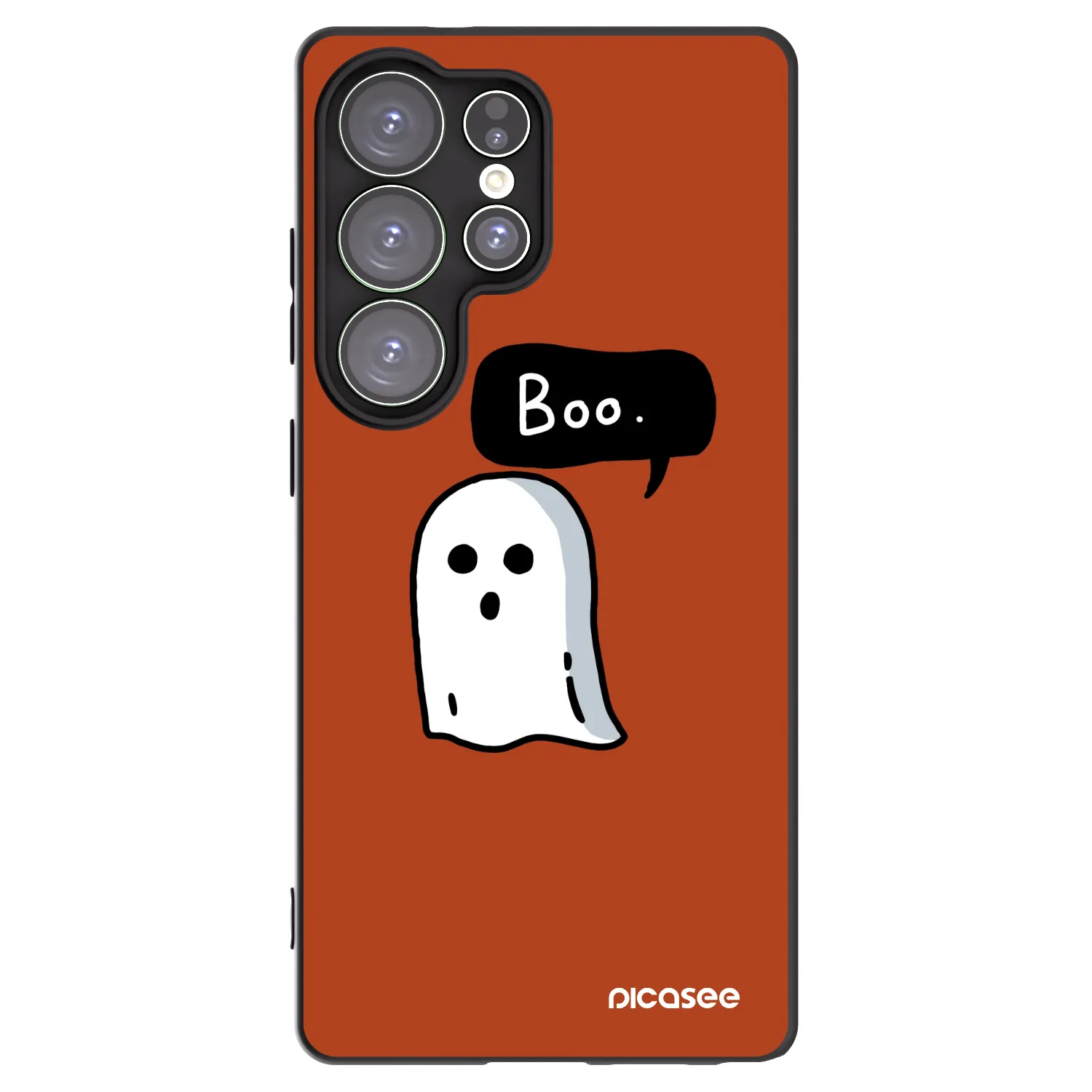 Picasee silikónový čierny obal pre Samsung Galaxy S25 Ultra 5G - Boo