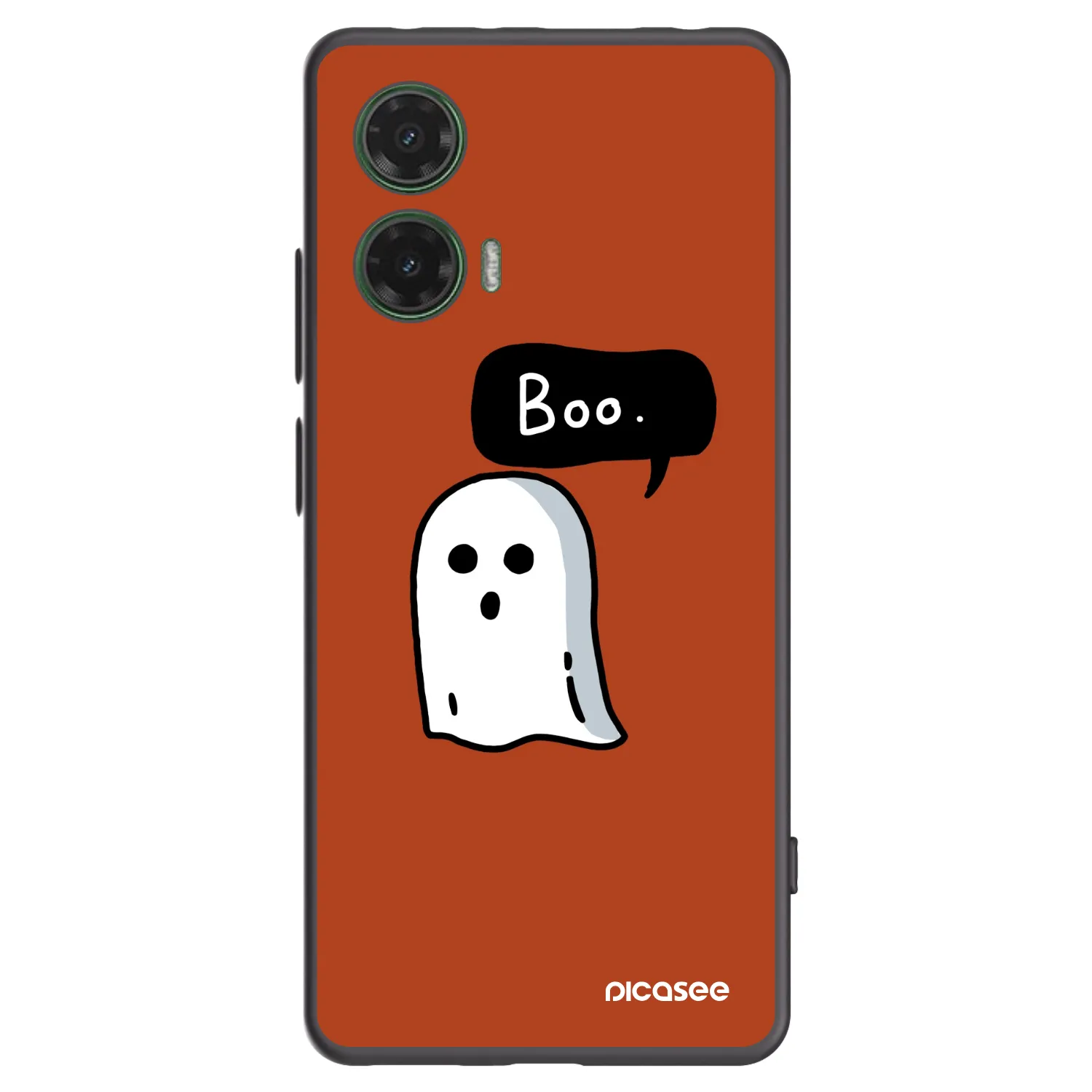Picasee silikónový čierny obal pre Motorola Moto G35 5G - Boo