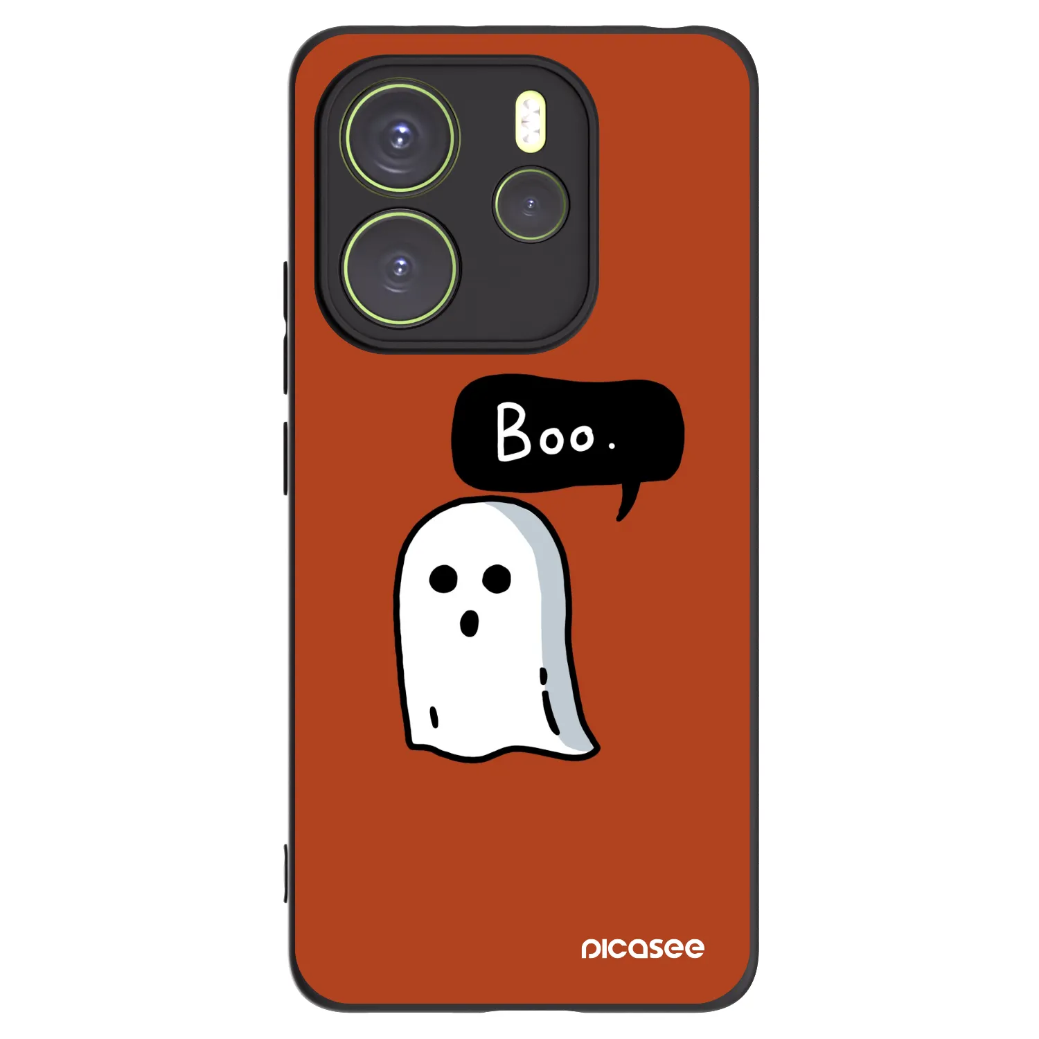 Picasee silikónový čierny obal pre Xiaomi Redmi Note 14 4G - Boo