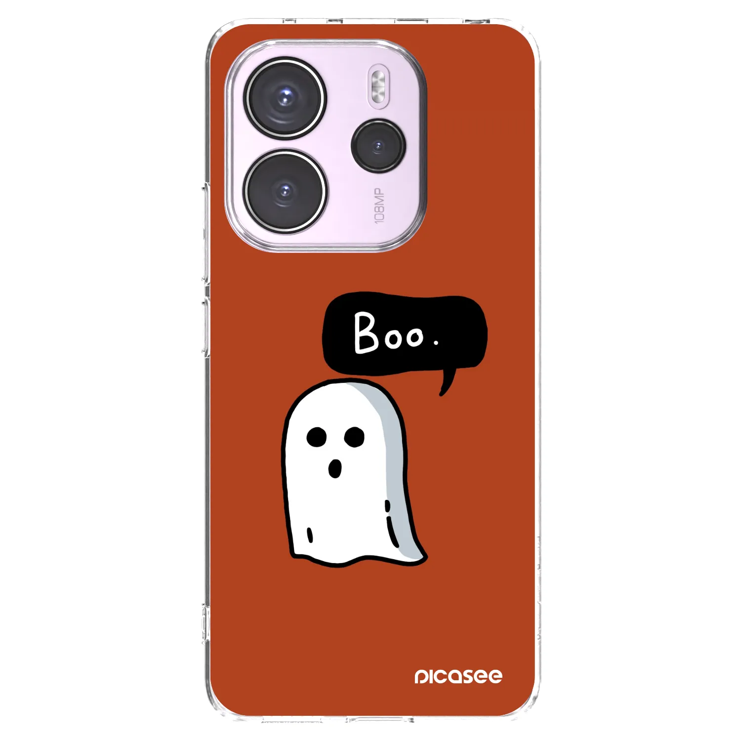 Picasee silikónový prehľadný obal pre Xiaomi Redmi Note 14 4G - Boo
