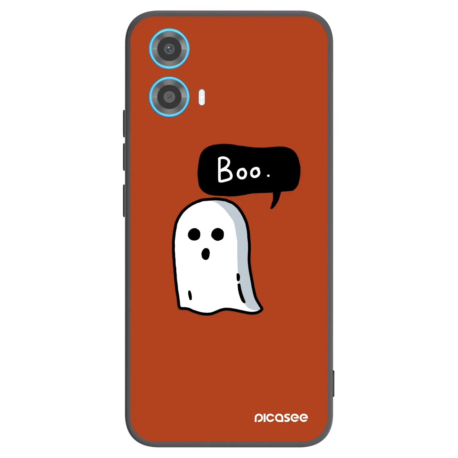 Picasee silikónový čierny obal pre Motorola Moto G34 5G - Boo