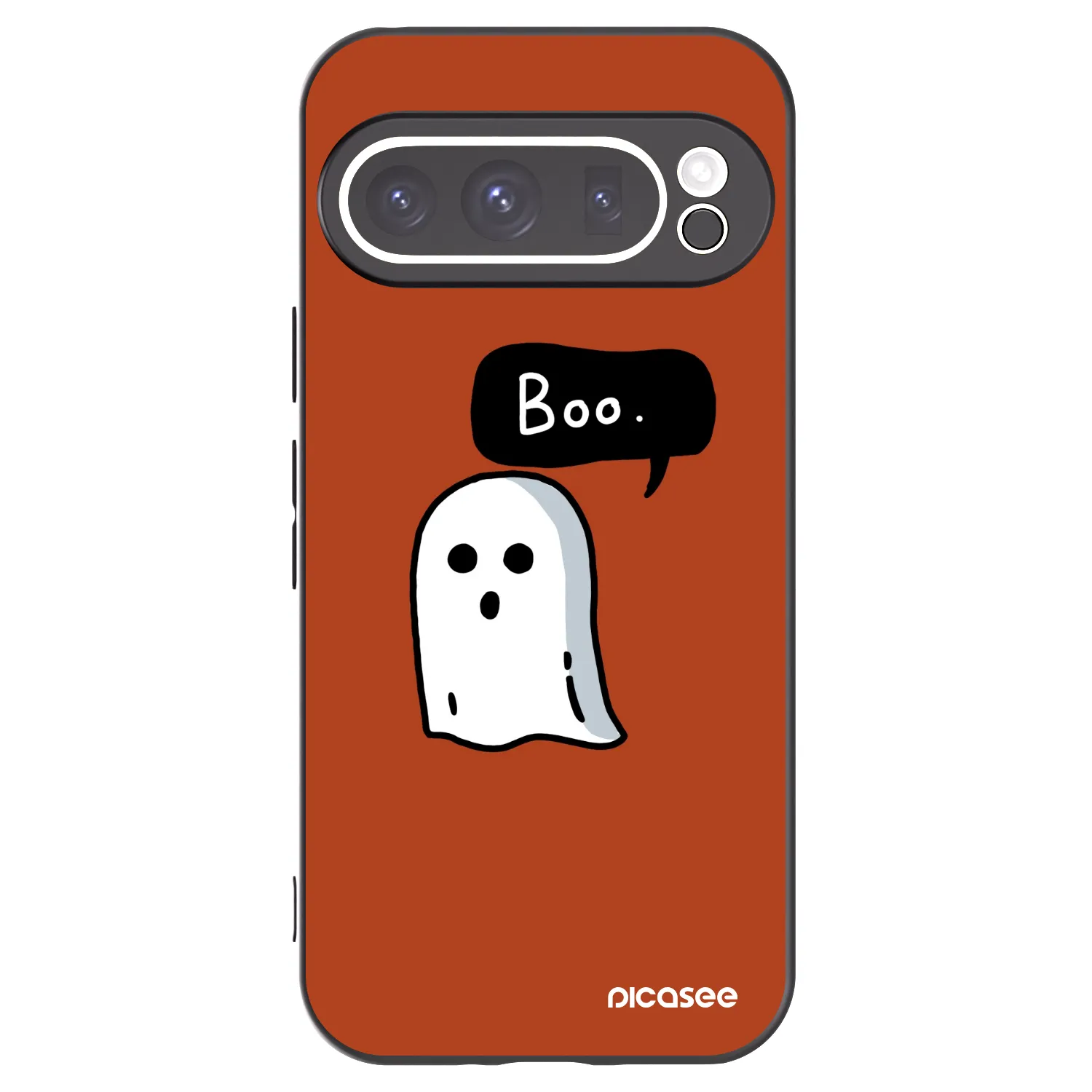 Picasee silikónový čierny obal pre Google Pixel 9 Pro - Boo