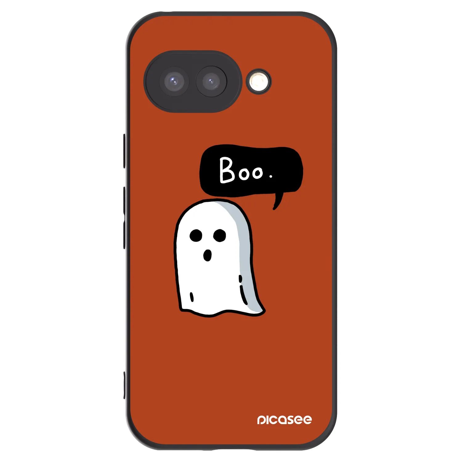 Picasee silikónový čierny obal pre Google Pixel 9a - Boo