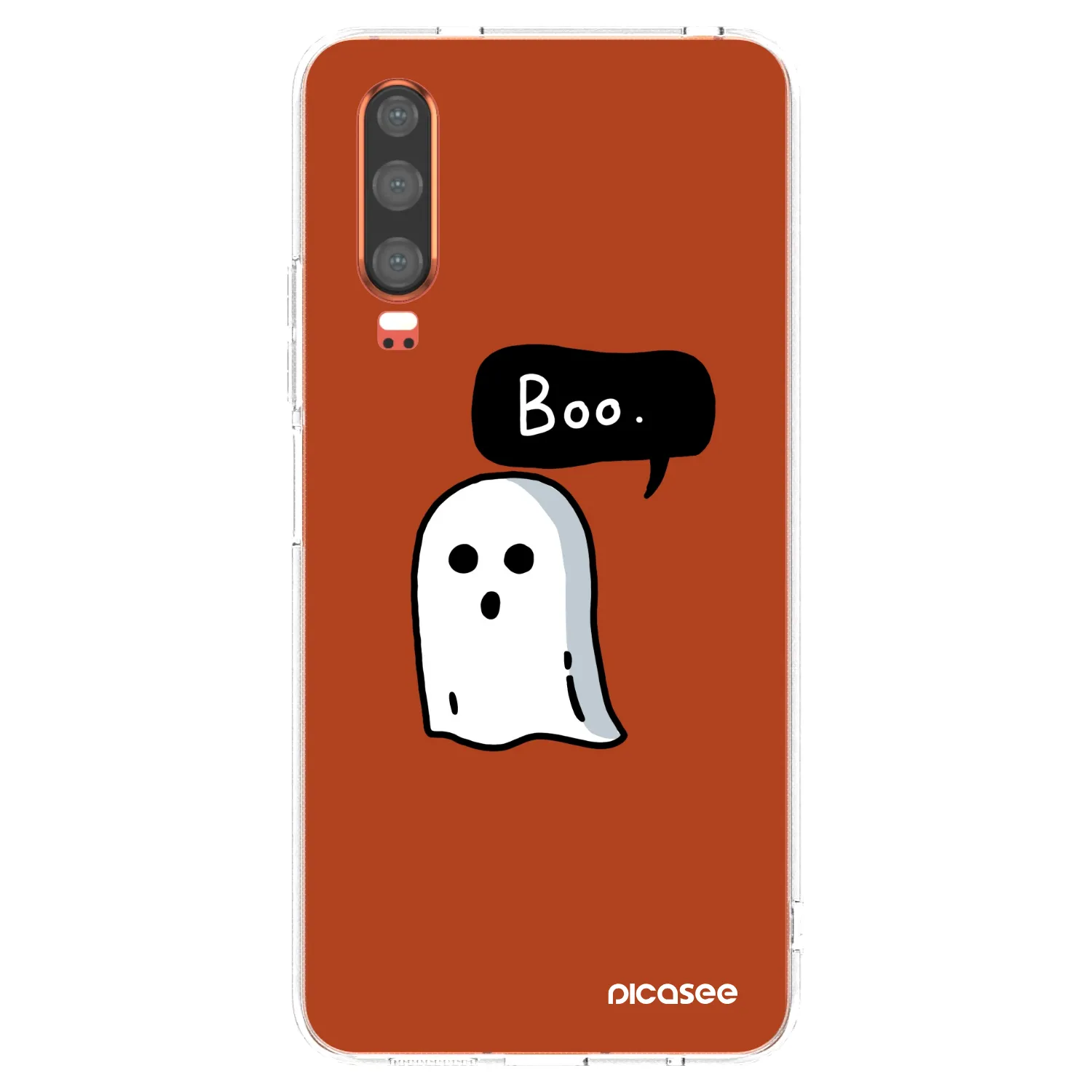 Picasee silikónový prehľadný obal pre Huawei P30 - Boo