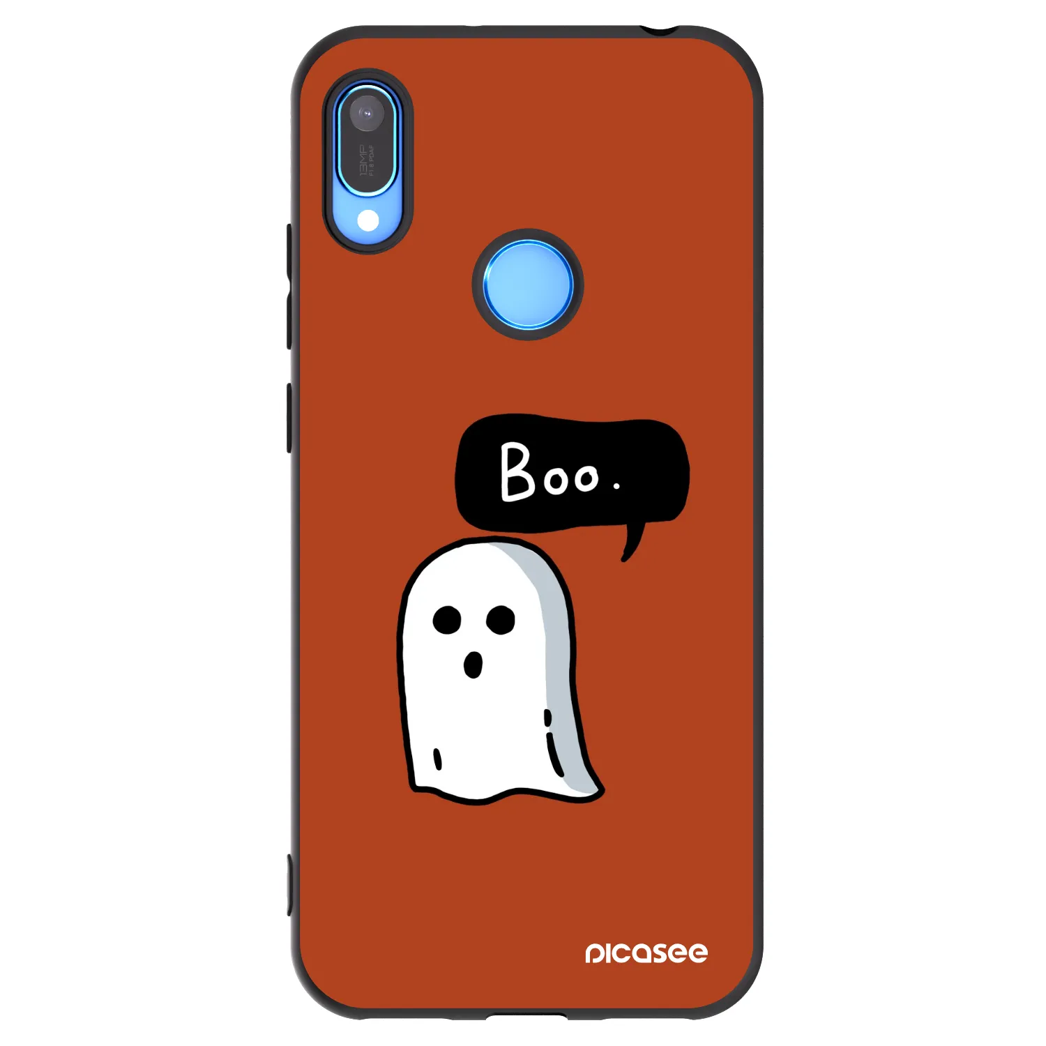 Picasee silikónový čierny obal pre Huawei Y6 2019 - Boo