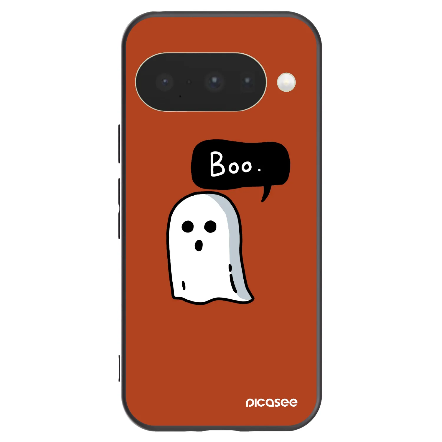 Picasee silikónový čierny obal pre Google Pixel 10 - Boo