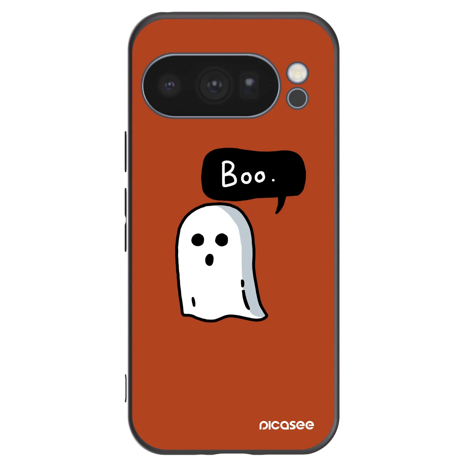 Picasee silikónový čierny obal pre Google Pixel 10 Pro - Boo