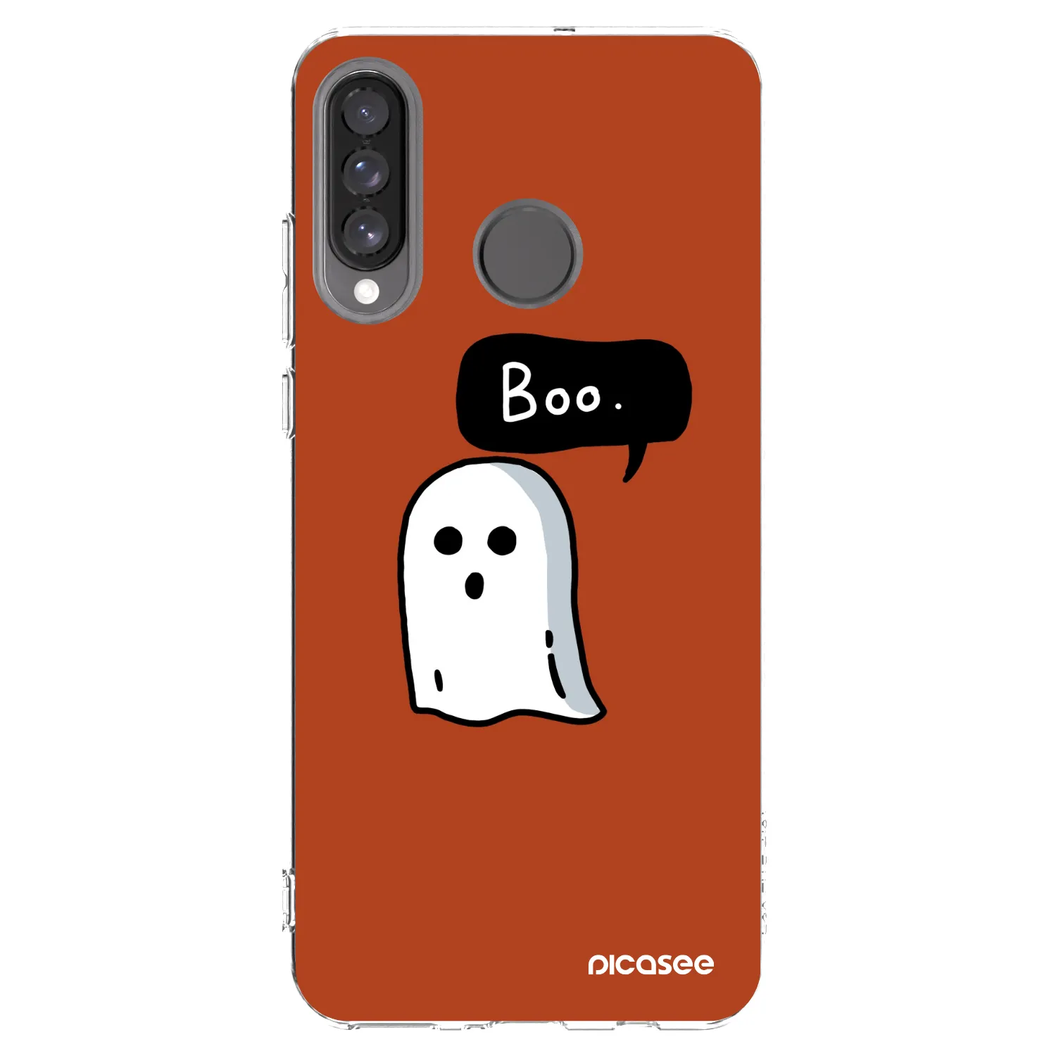 Picasee silikónový prehľadný obal pre Huawei P30 Lite - Boo