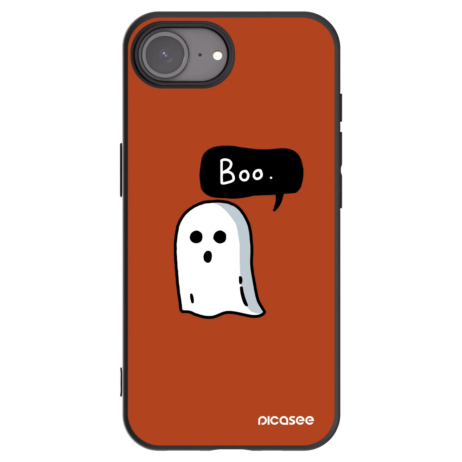 Picasee silikónový čierny obal pre Apple iPhone 17e - Boo